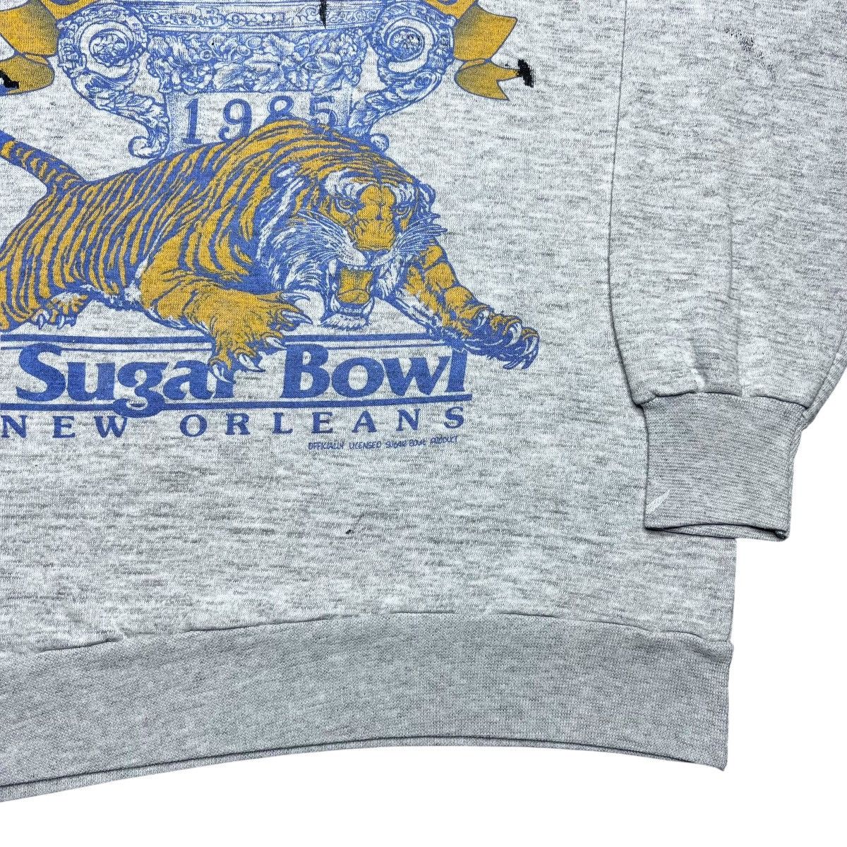 NCAA Vtg 1985 NCAA LSU Tigers Sugar Bowl New Orleans Sweatshirt Size US M / EU 48-50 / 2 - 16 Thumbnail