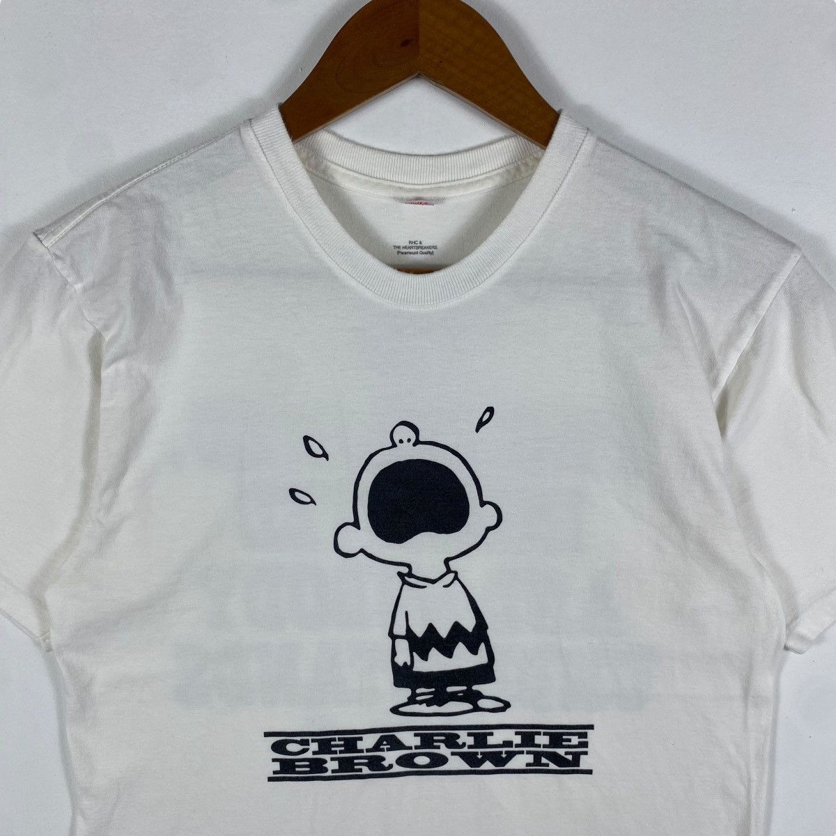 Bedwin & The Heartbreakers × Peanuts BEDWIN & THE HEARTBREAKERS Charlie Brown Cartoon Tee Shirt Size US S / EU 44-46 / 1 - 2 Thumbnail