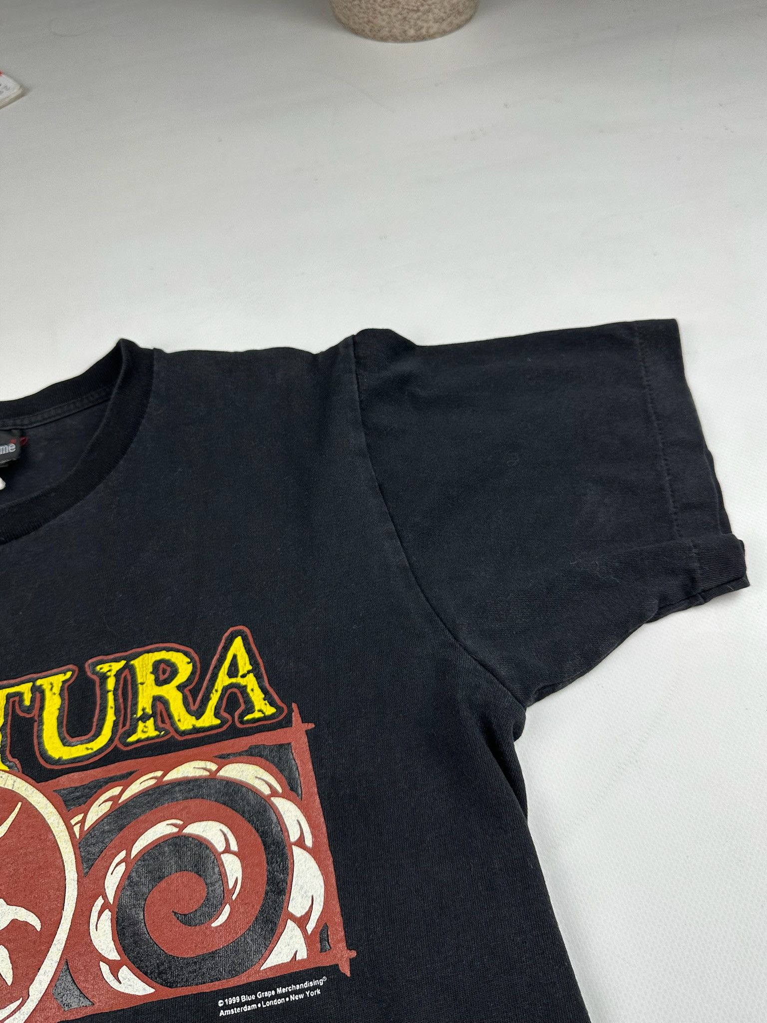 Vintage Vintag 90s Sepultura Tshirt groove trash death metal pantera Size US M / EU 48-50 / 2 - 11 Thumbnail