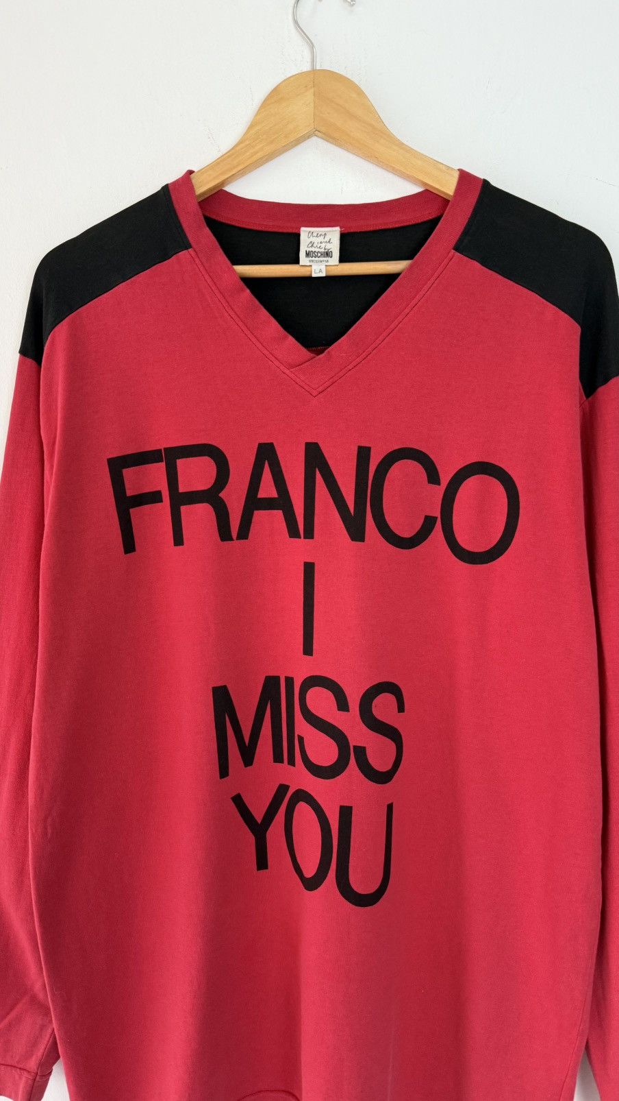 Moschino Cheap & Chic By Moschino. Franco I Miss You. Size US L / EU 52-54 / 3 - 7 Thumbnail