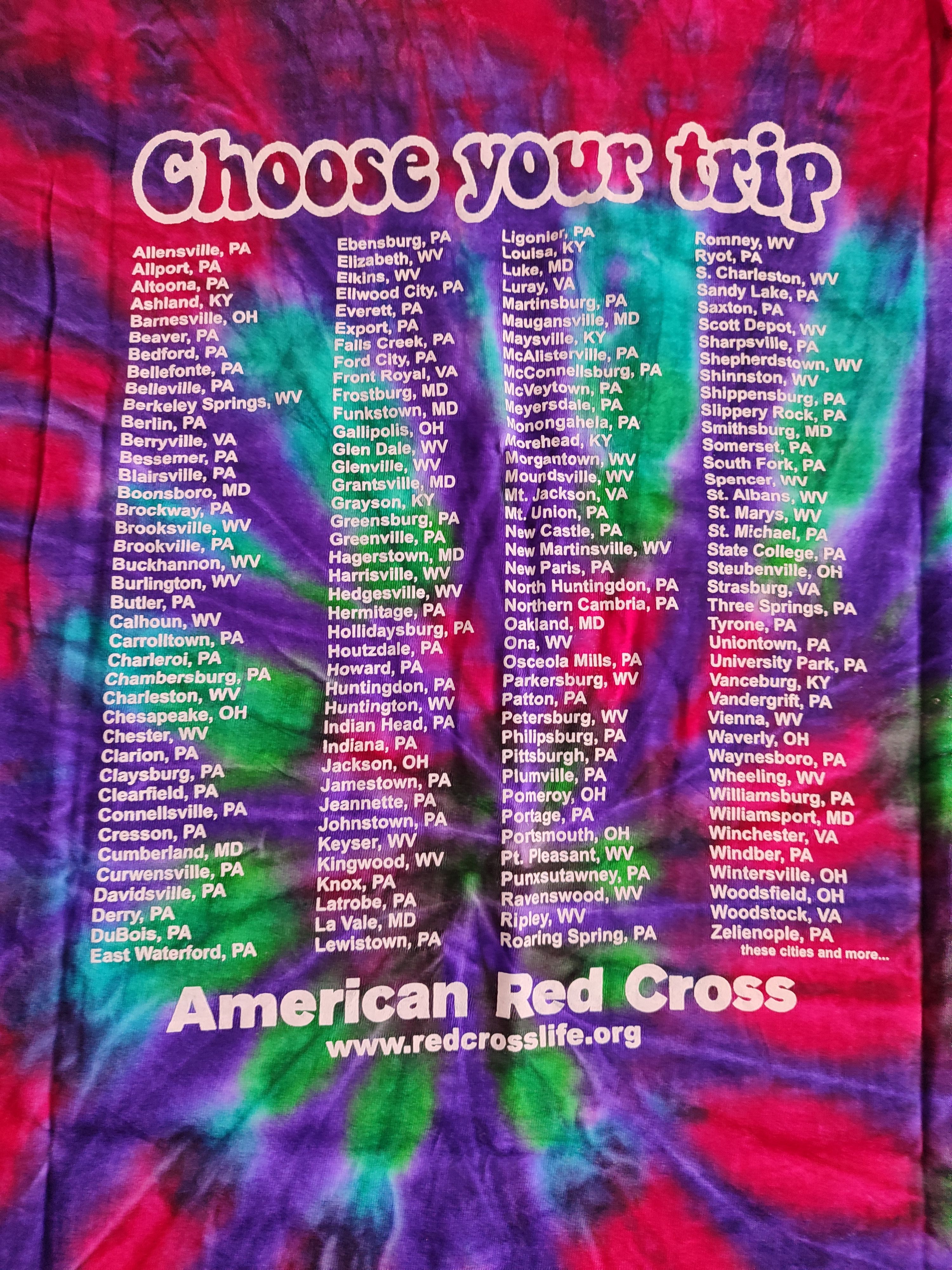 Vintage Grateful Life Tour Tye Dye Size US XL / EU 56 / 4 - 5 Thumbnail