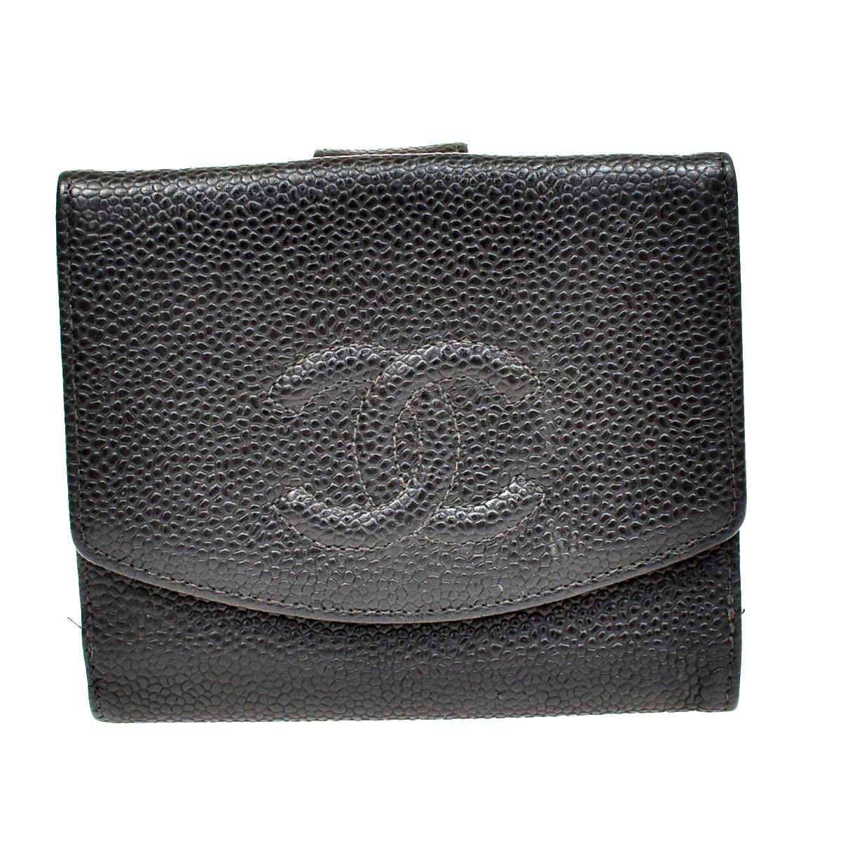 Chanel Chanel CC Compact Wallet Caviar Size ONE SIZE - 1 Thumbnail