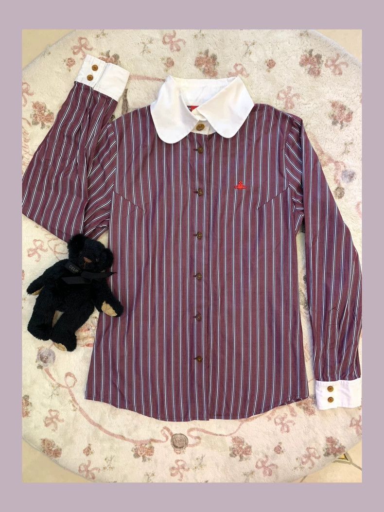 Vivienne Westwood Vivienne Westwood Striped shirt Size M / US 6-8 / IT 42-44 - 1 Thumbnail