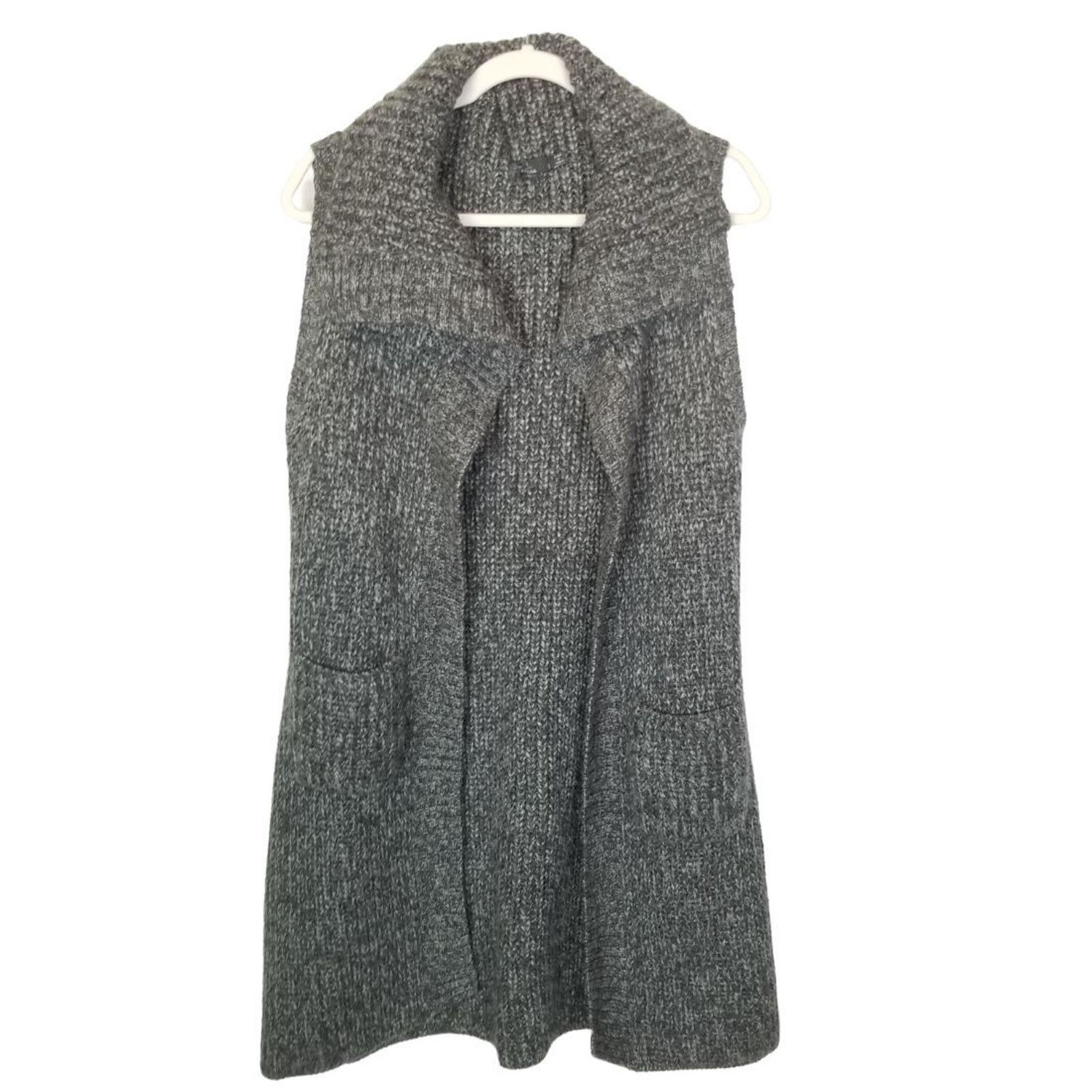 Prana Prana Womens Thalia Wool Sweater Vest Chunky Preppy Classic Size M / US 6-8 / IT 42-44 - 1 Thumbnail