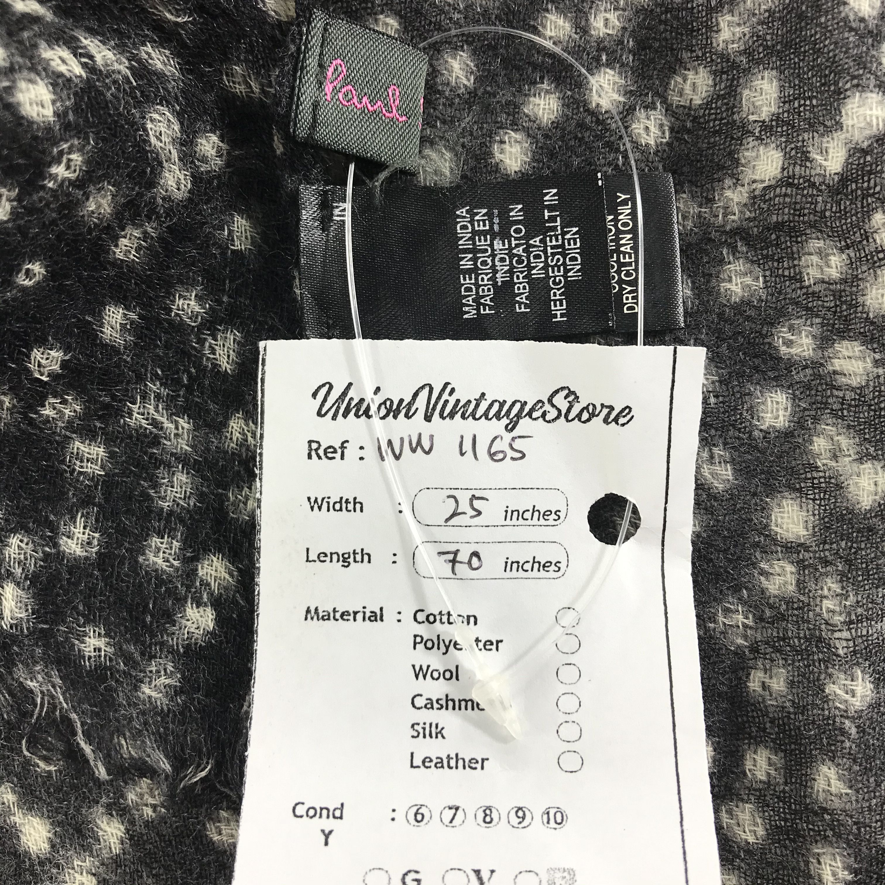 Paul Smith × Vintage Paul Smith Scarf / Muffler / Neckwear - WW1165 Size ONE SIZE - 5 Thumbnail