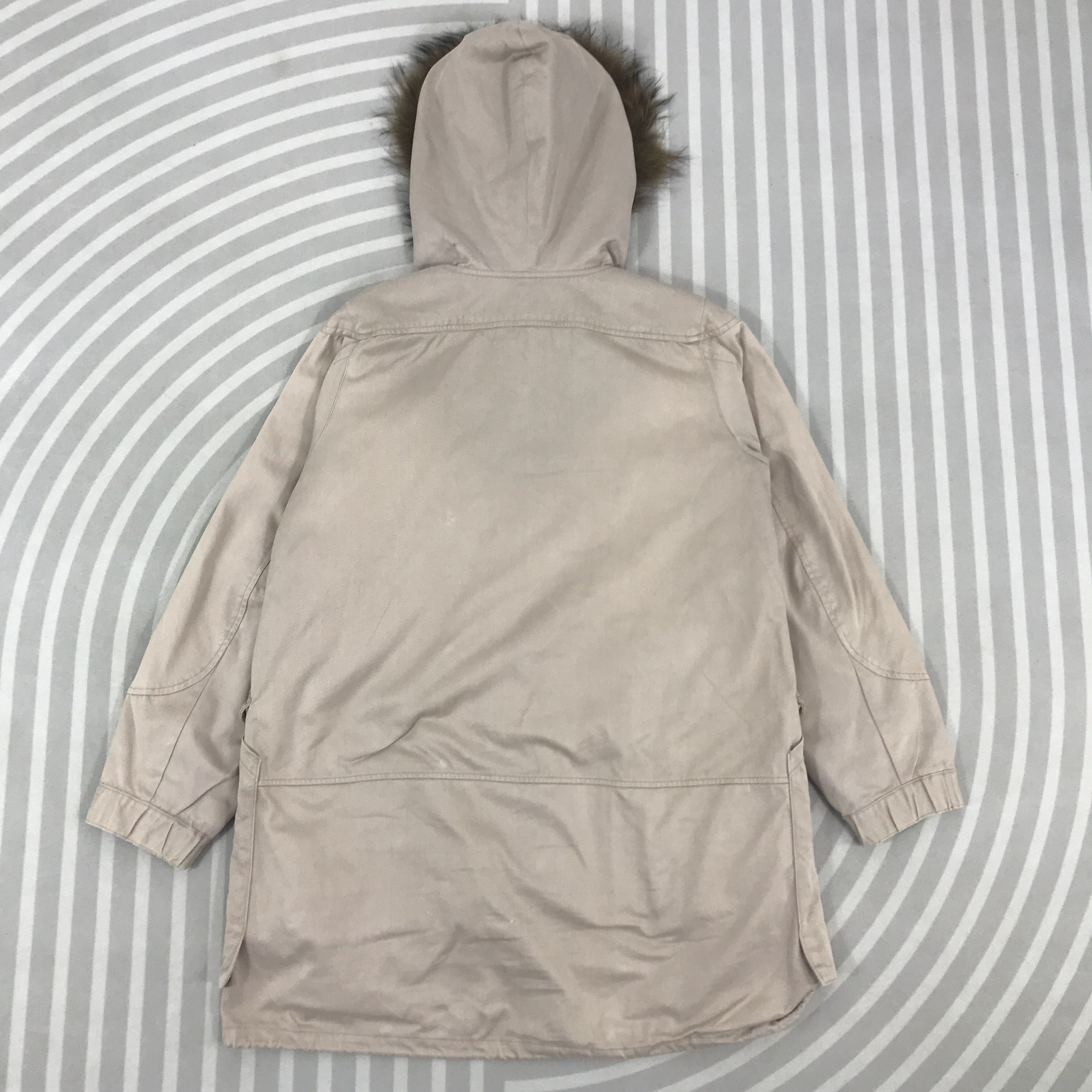 Tsumori Chisato Vintage Tsumori Chisato Fur Hoodies long Jacket K73B11 Size US M / EU 48-50 / 2 - 3 Thumbnail