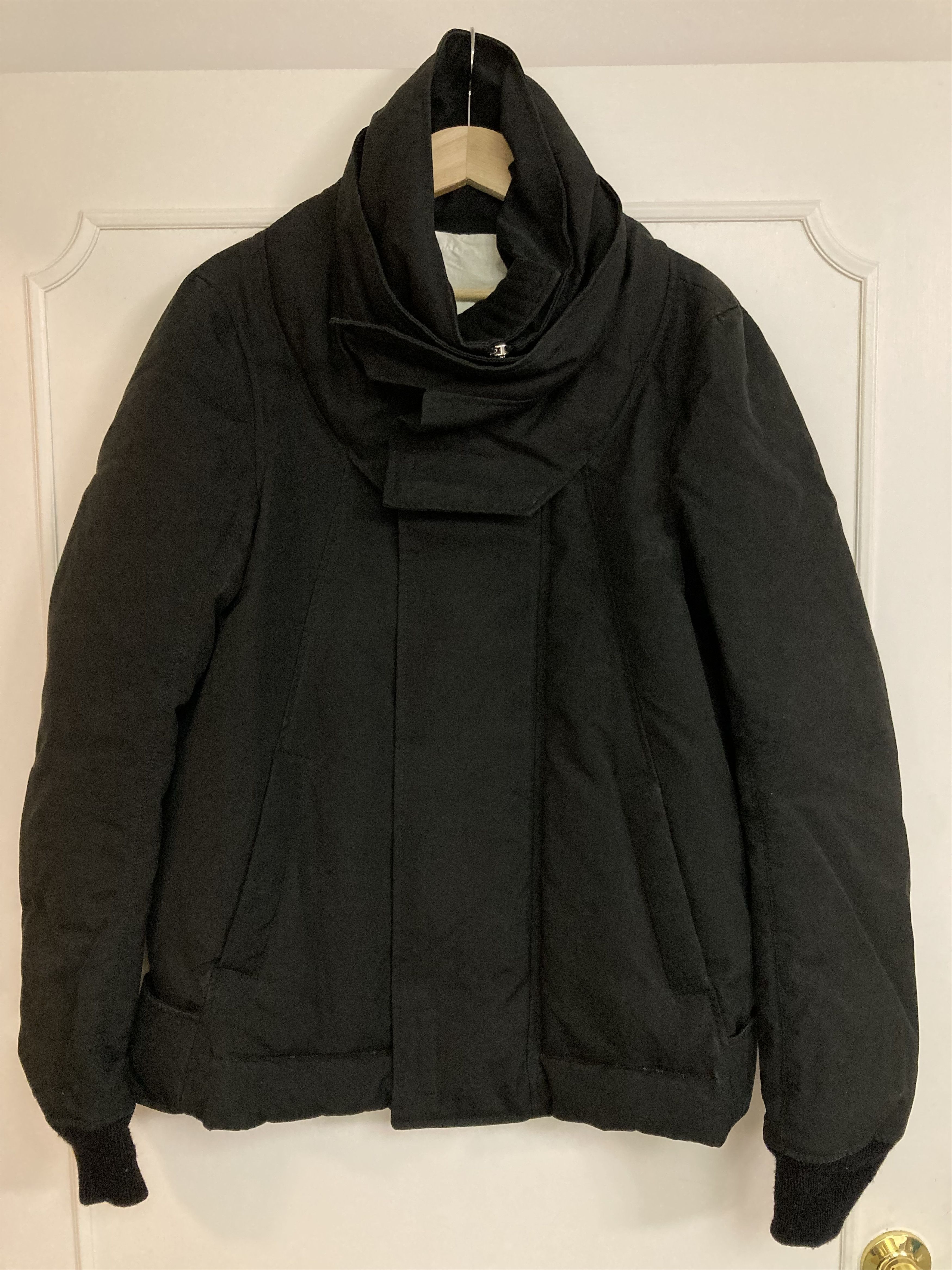 Rick Owens Rick Owens FW07 Exploder black wrap collar jacket Size US M / EU 48-50 / 2 - 1 Thumbnail