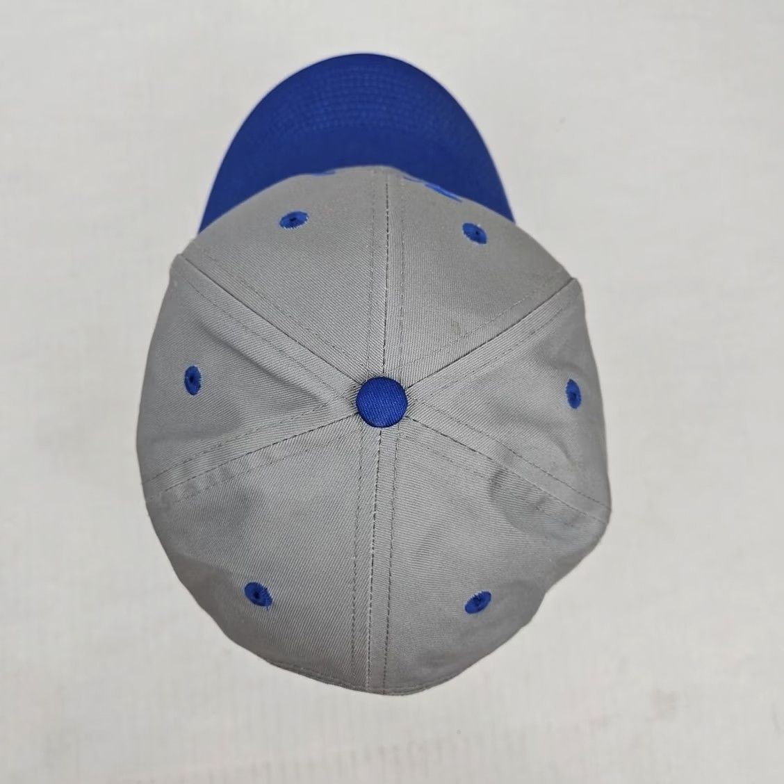 Vintage K&B Transportation Trucker Cap Adjustable Gray Blue Hat Trucker Hat Men Adjustable Cap Cotton Polyester Denim Otto Quality Headwear Size ONE SIZE - 5 Thumbnail