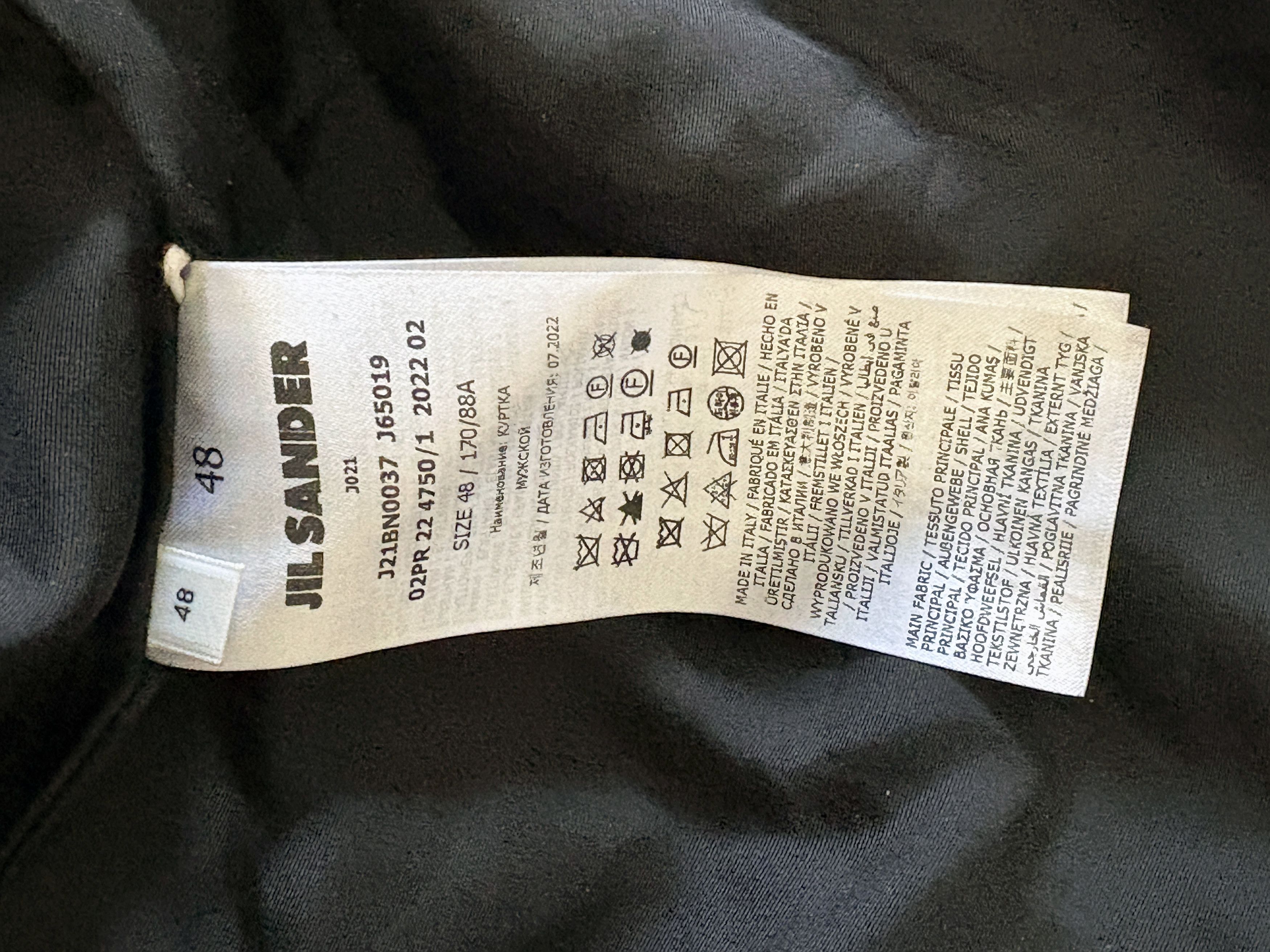 Jil Sander Jil Sander Mainline Boxy Padded Bomber Jacket Black L Size US L / EU 52-54 / 3 - 5 Thumbnail