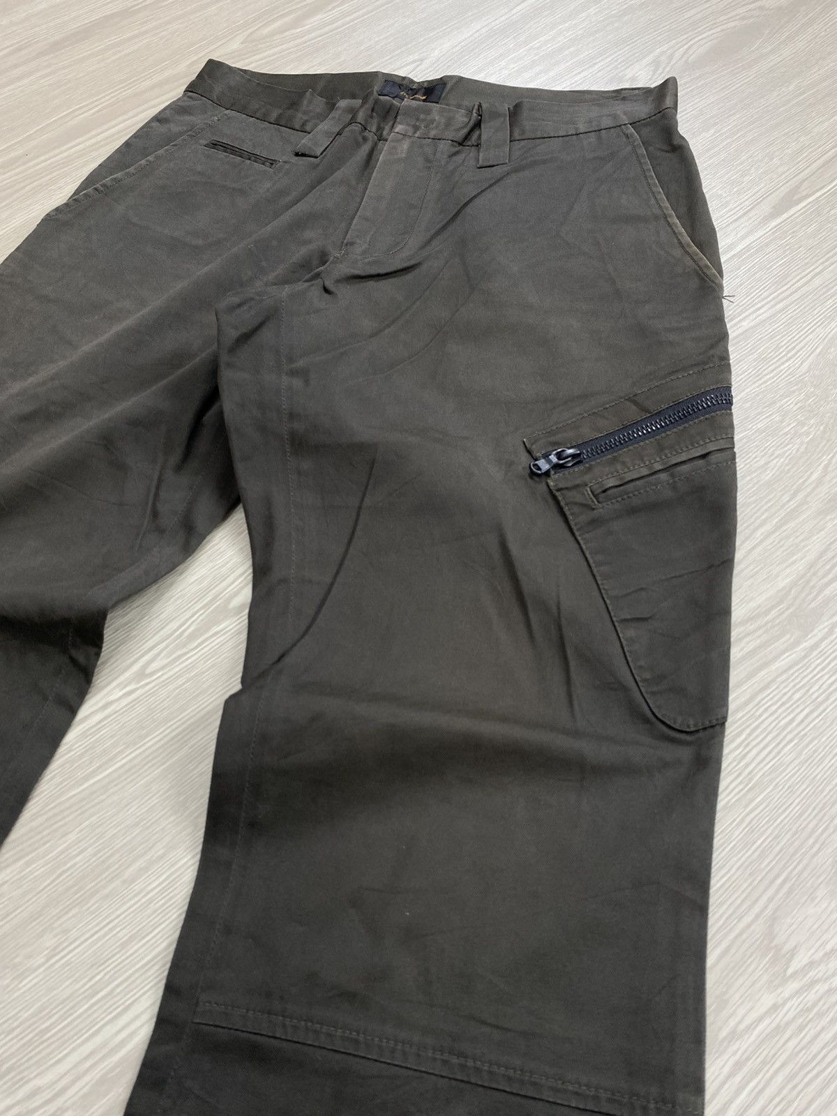Ne-Net 2000s Nenet Issey Miyake 3D Bondage Cargo Flared Pants Y2K Size US 30 / EU 46 - 5 Thumbnail