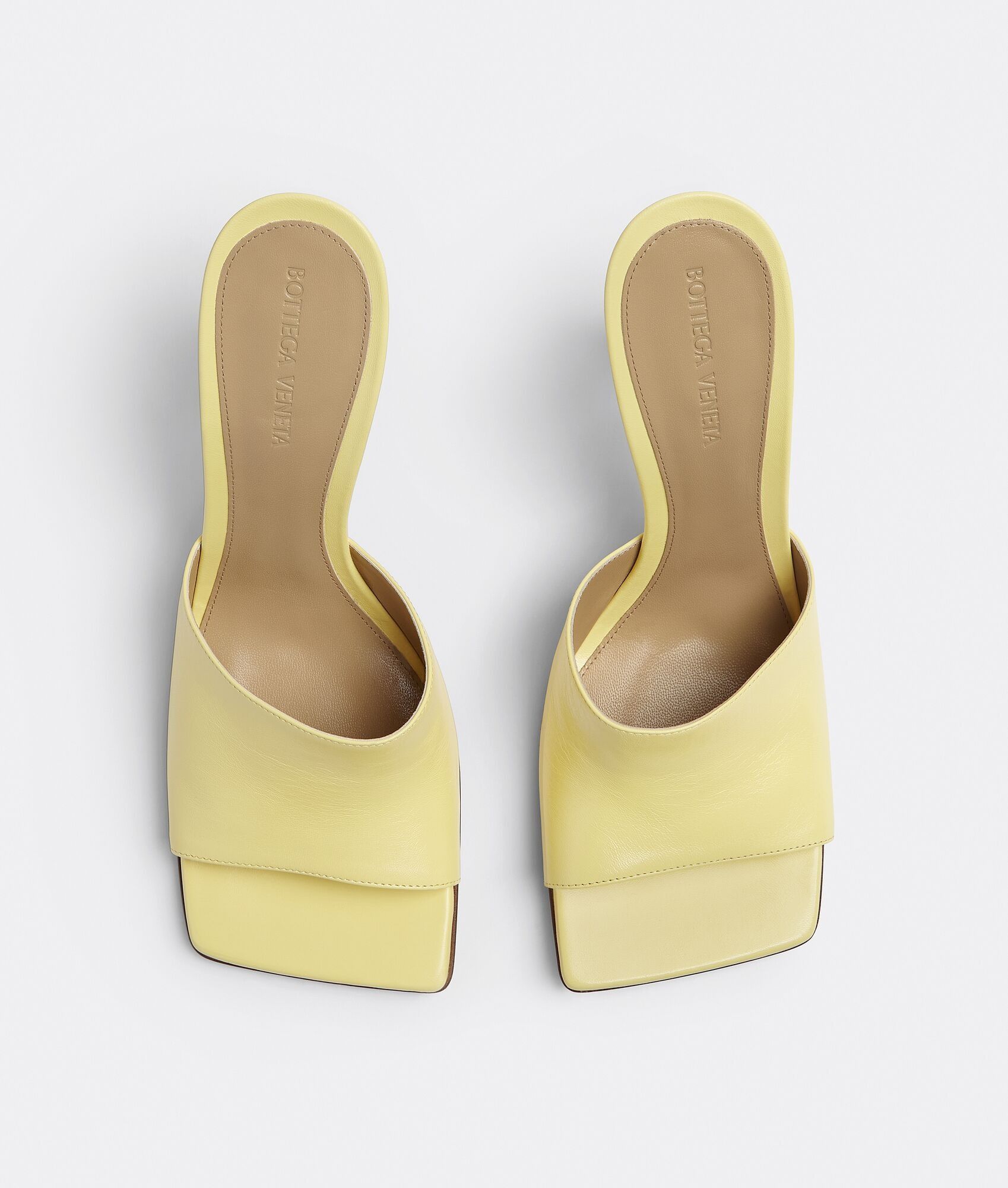 Bottega Veneta o1n1vont1124 Stretch Mules in Lemonade Size US 8 / IT 38 - 4 Thumbnail