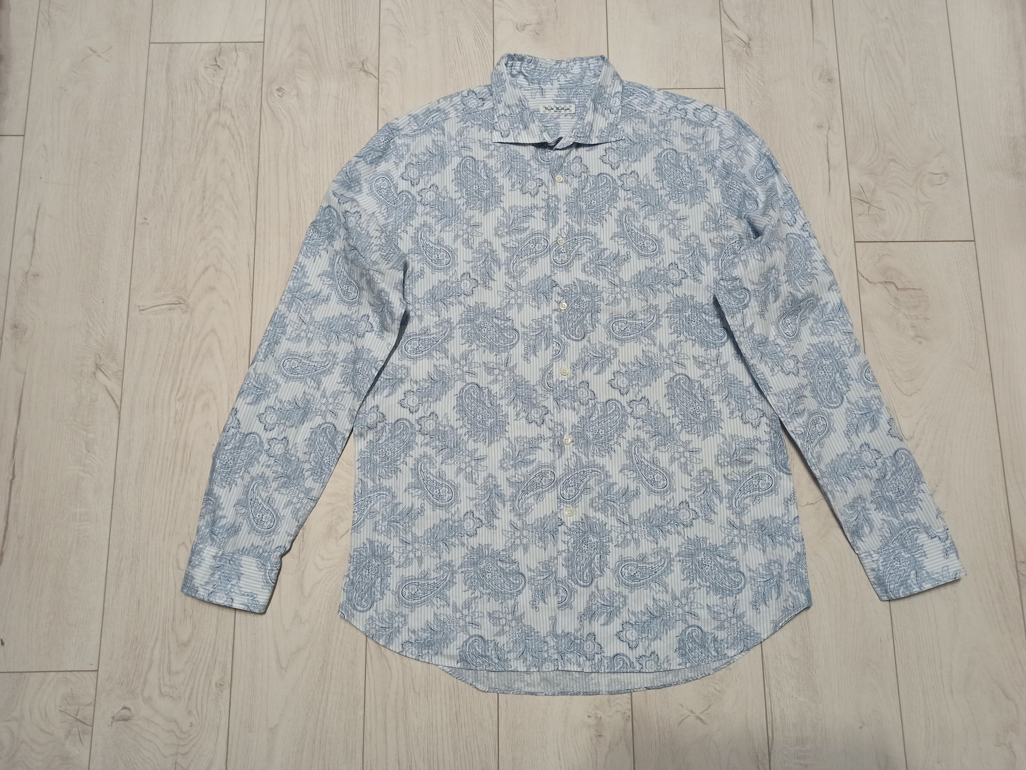 image of Italian Designers Paolo Bottazzi Shirt in Paisley, Men's (Size Large)