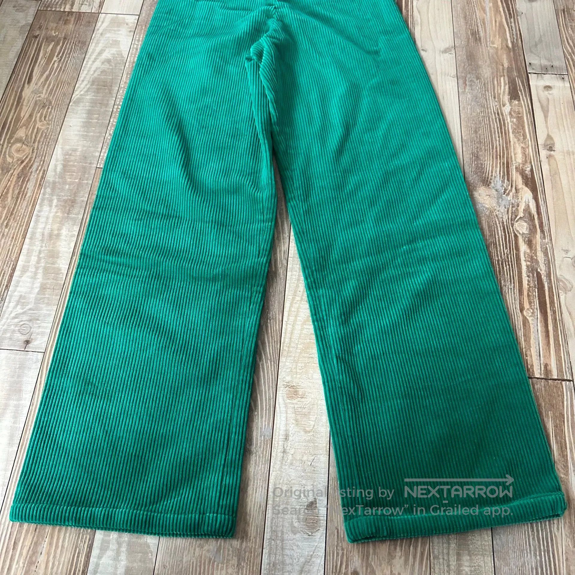 Raf Simons RAF SIMONS ARCHIVE REDUX Green Corduroy Pants. Size US 28 / EU 44 - 6 Thumbnail