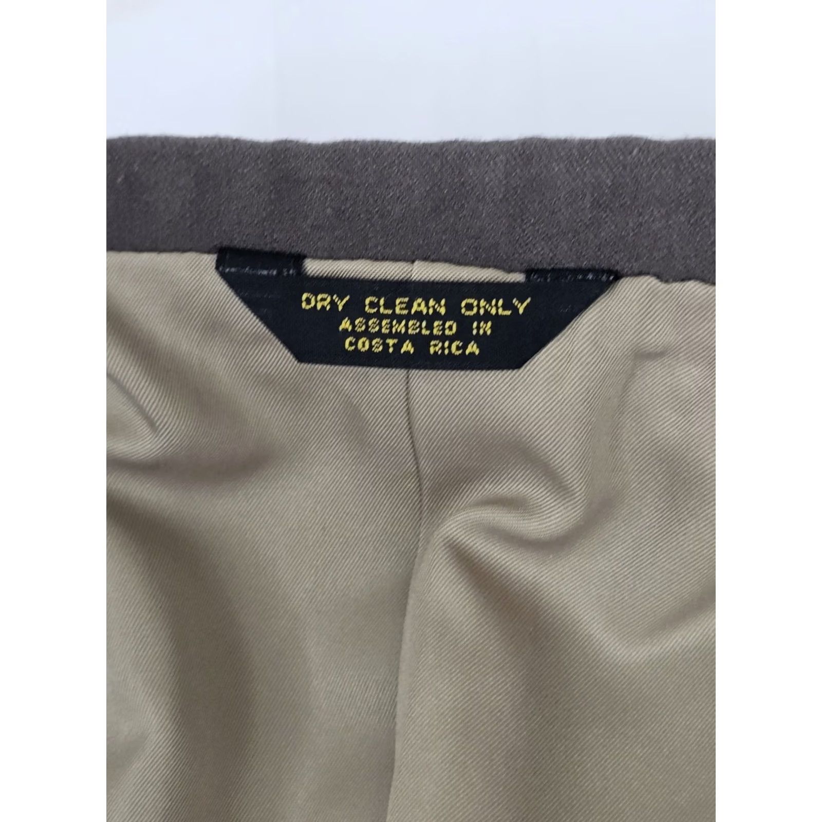 Vintage VINTAGE John Henry Blazer Wool Blend Coat Men 40R Double Breasted Brown Taupe USA Size 40R - 5 Thumbnail