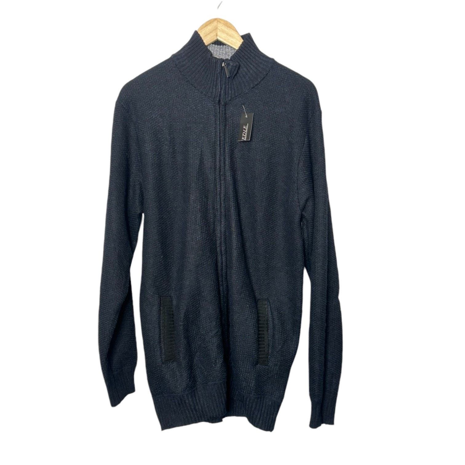 Other Silver Needle Navy Full-Zip Fleece Lined Sweater Mens L New Size US L / EU 52-54 / 3 - 1 Thumbnail