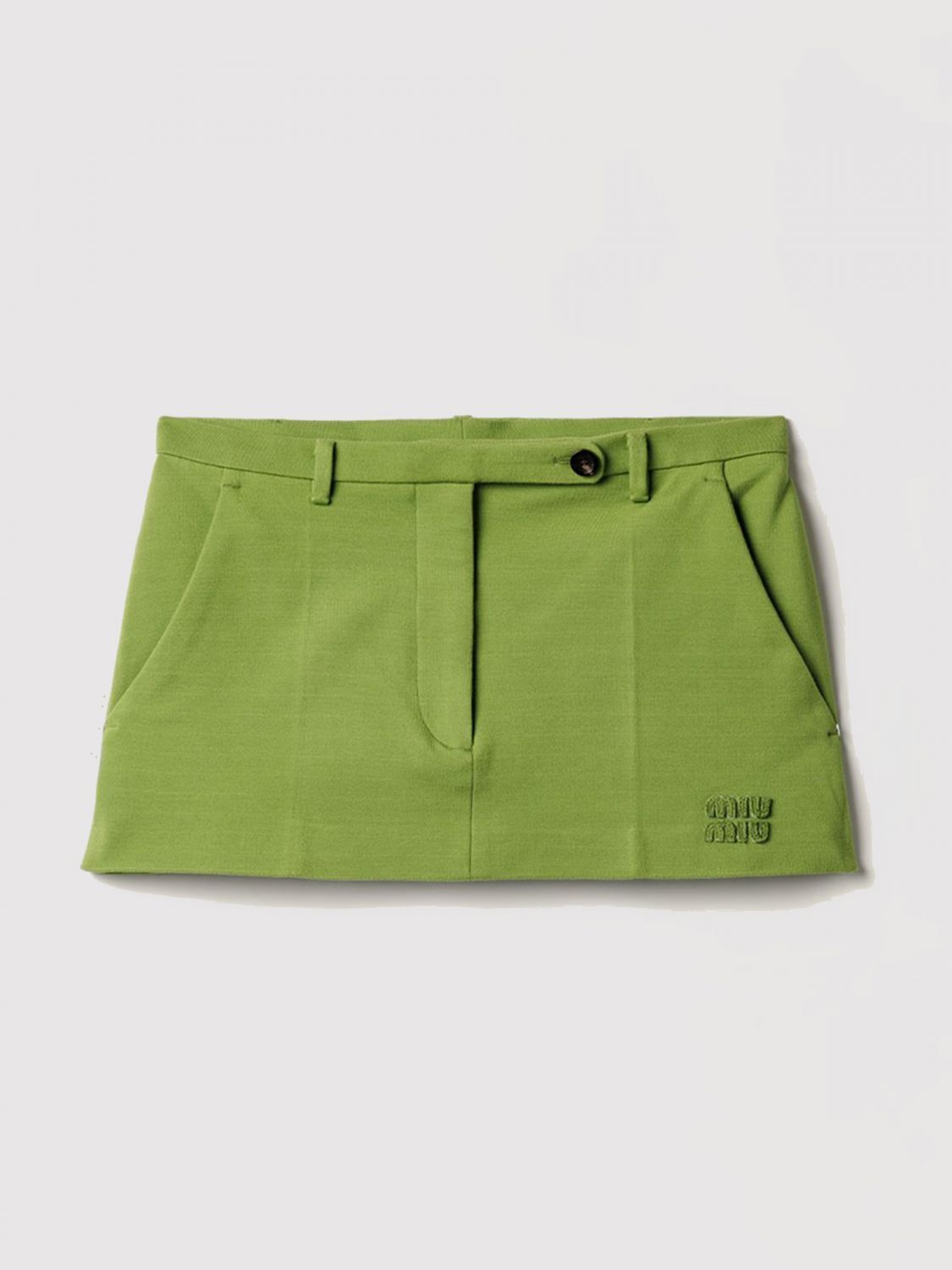 Miu Miu Miu Miu Skirt Woman Green Size 27" / US 4 / IT 40 - 1 Preview