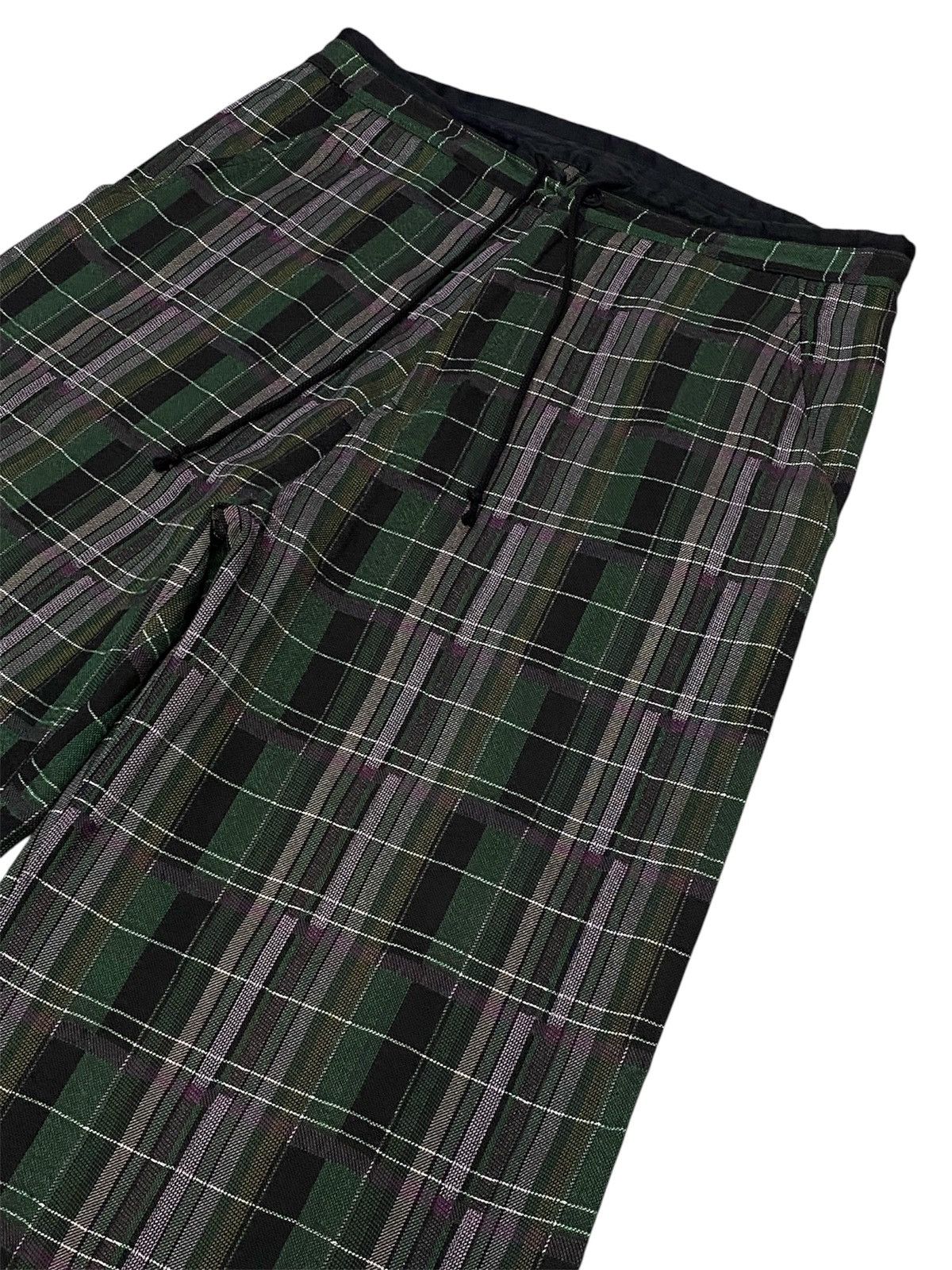 Y's Y’s Yohji Yamamoto Tartan Check Wide-Leg Trousers Size US 31 - 8 Thumbnail