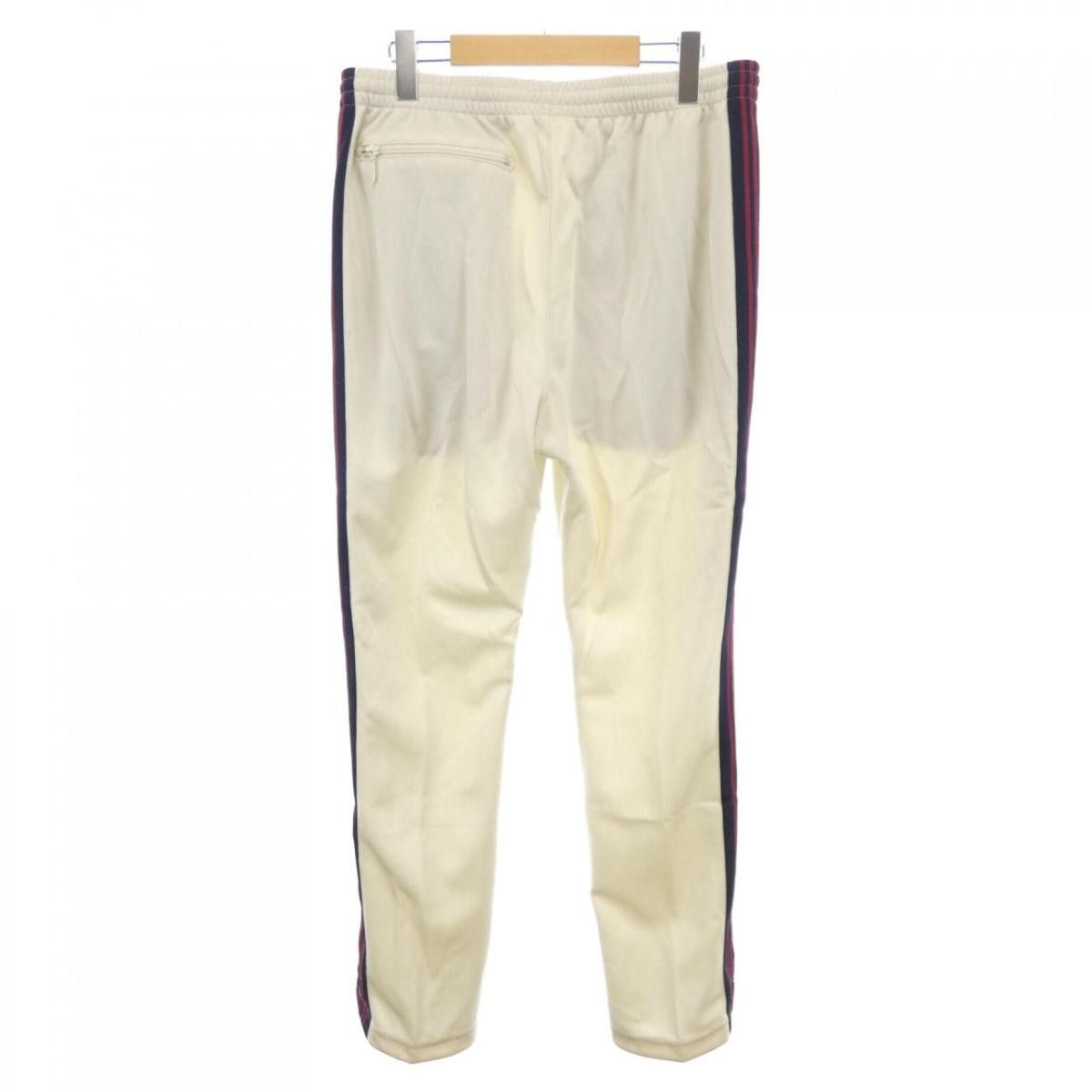 Needles Sweat Pants Side Tape Logo Polyester White Size US 32 / EU 48 - 2 Thumbnail