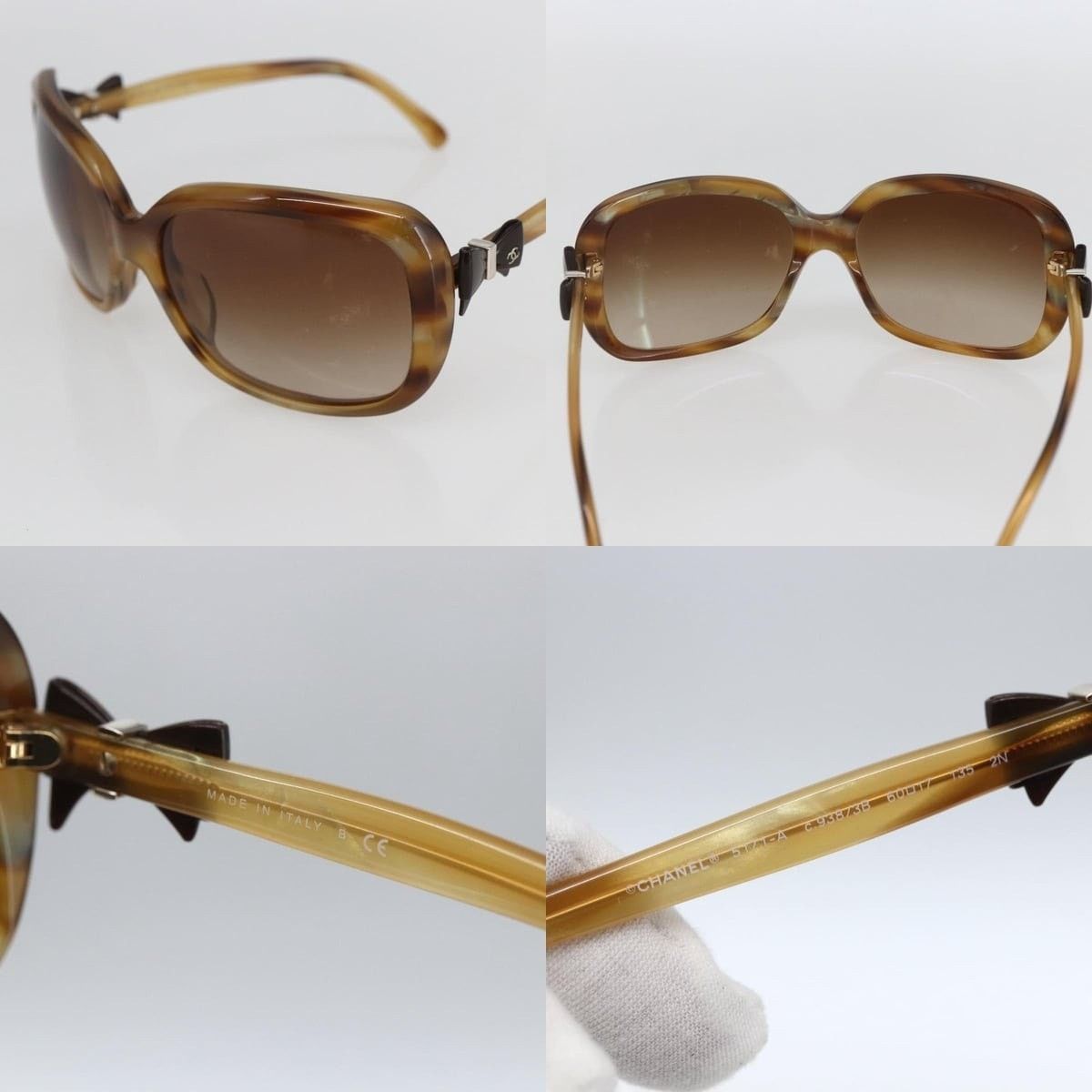 Chanel Chanel Coco Ribbon Sunglasses Size ONE SIZE - 4 Thumbnail