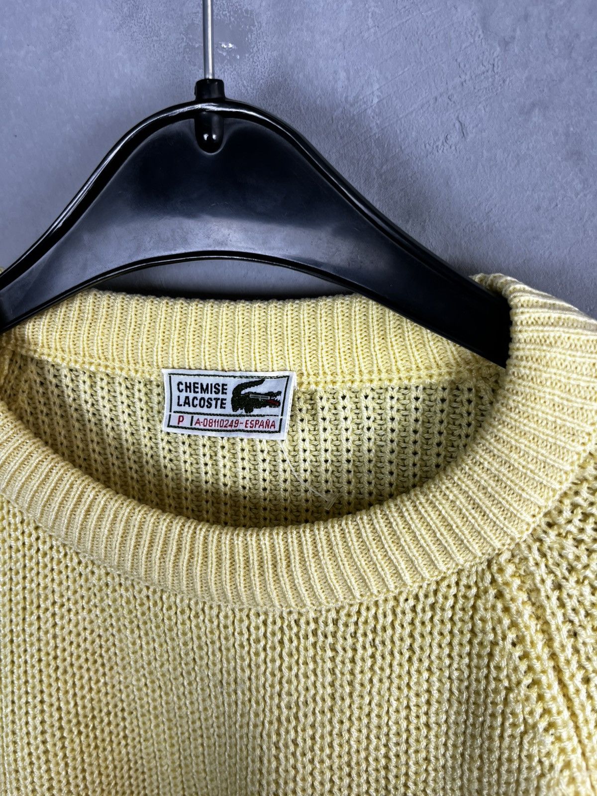 Lacoste knit sweater vintage 90s