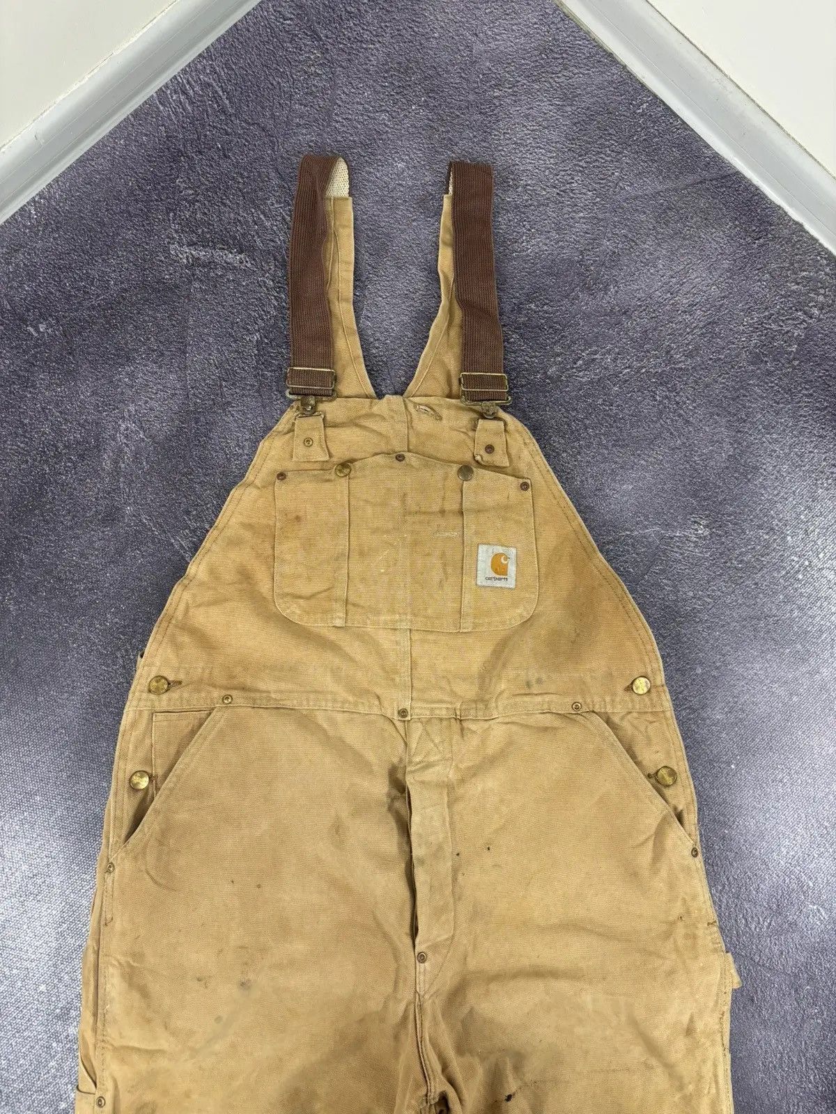 Carhartt × Vintage Vintage Carhartt Double Knee USA Workwear Dad Hype Overall Size US 40 / EU 56 - 8 Thumbnail