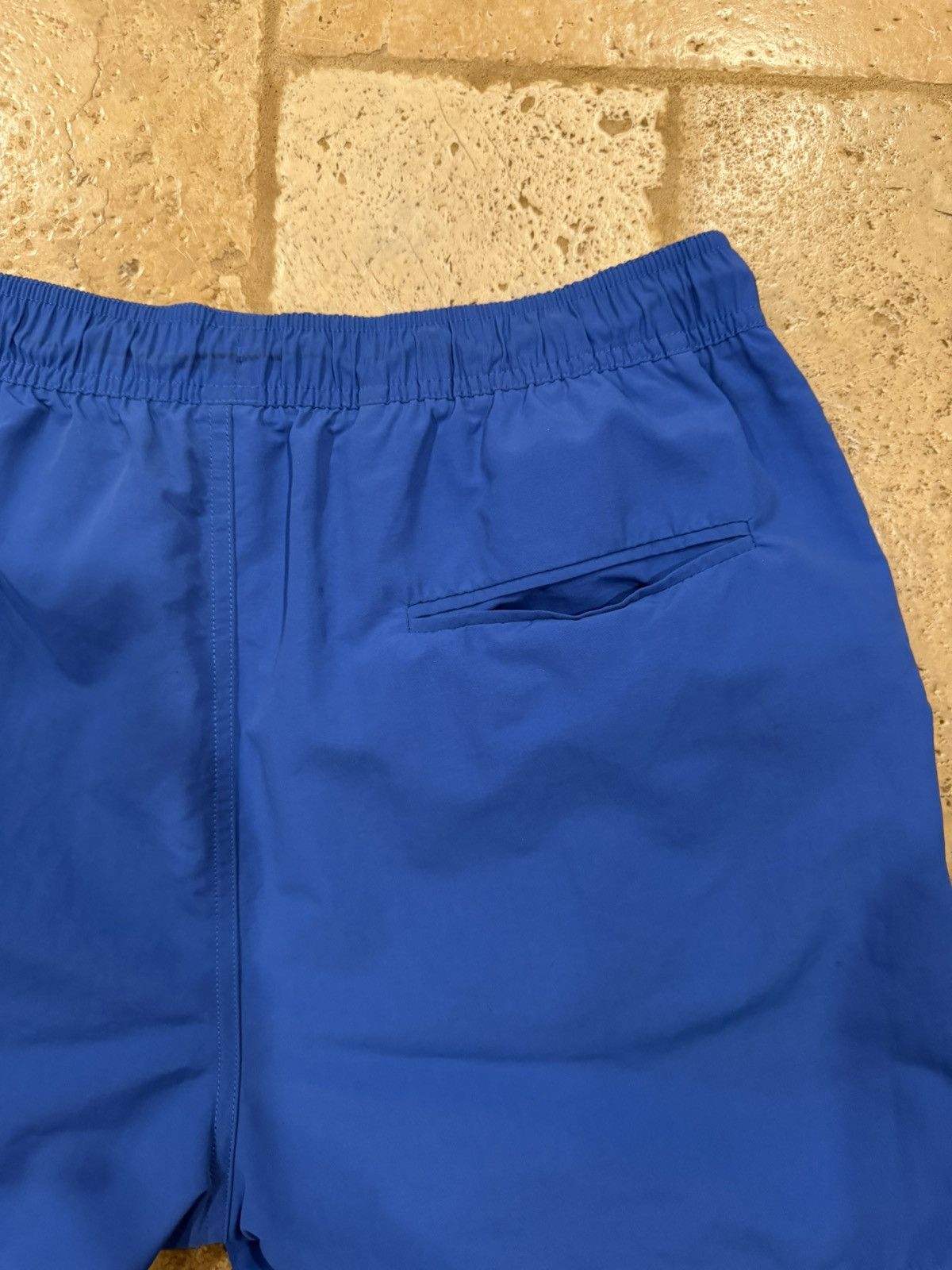 Celine Celine x Hedi FW23 Royal Blue Swim Trunks Logo Print Shorts Size US 34 / EU 50 - 6 Thumbnail