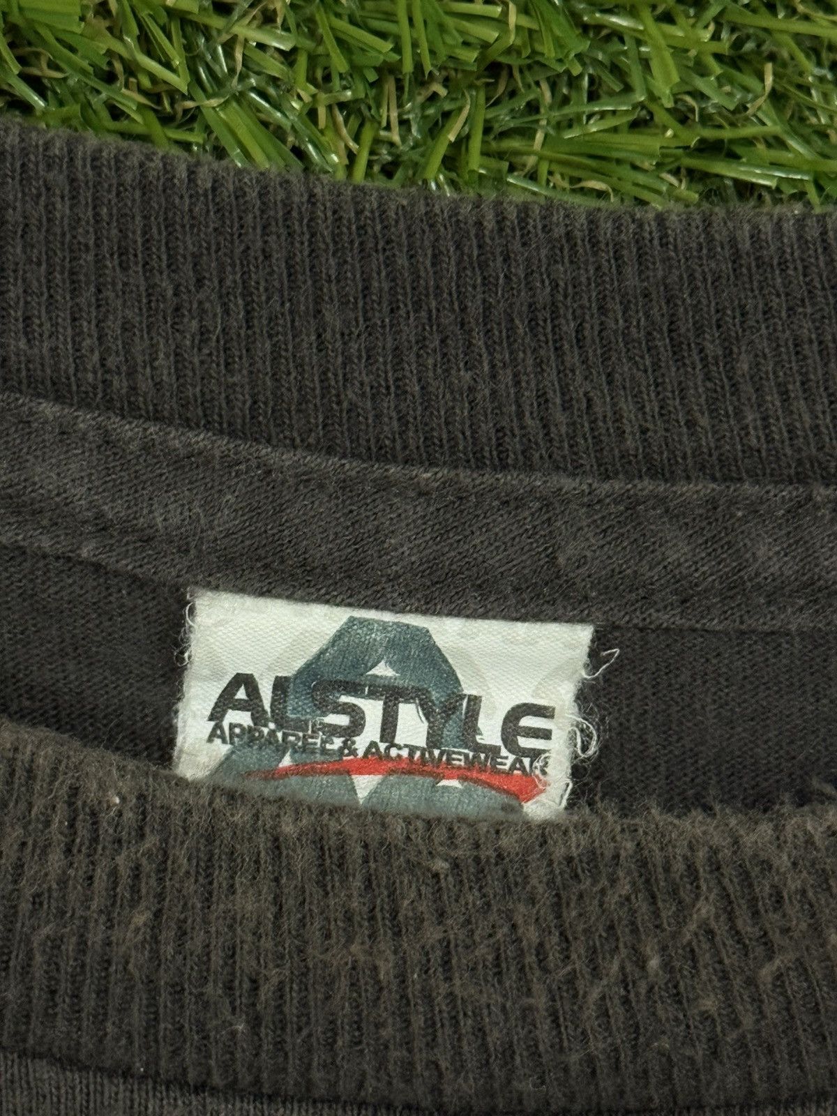 Vintage Vintage Alstyle Black LV Las Vegas Grunge Y2K Logo Tee 2XL Size US XXL / EU 58 / 5 - 4 Thumbnail