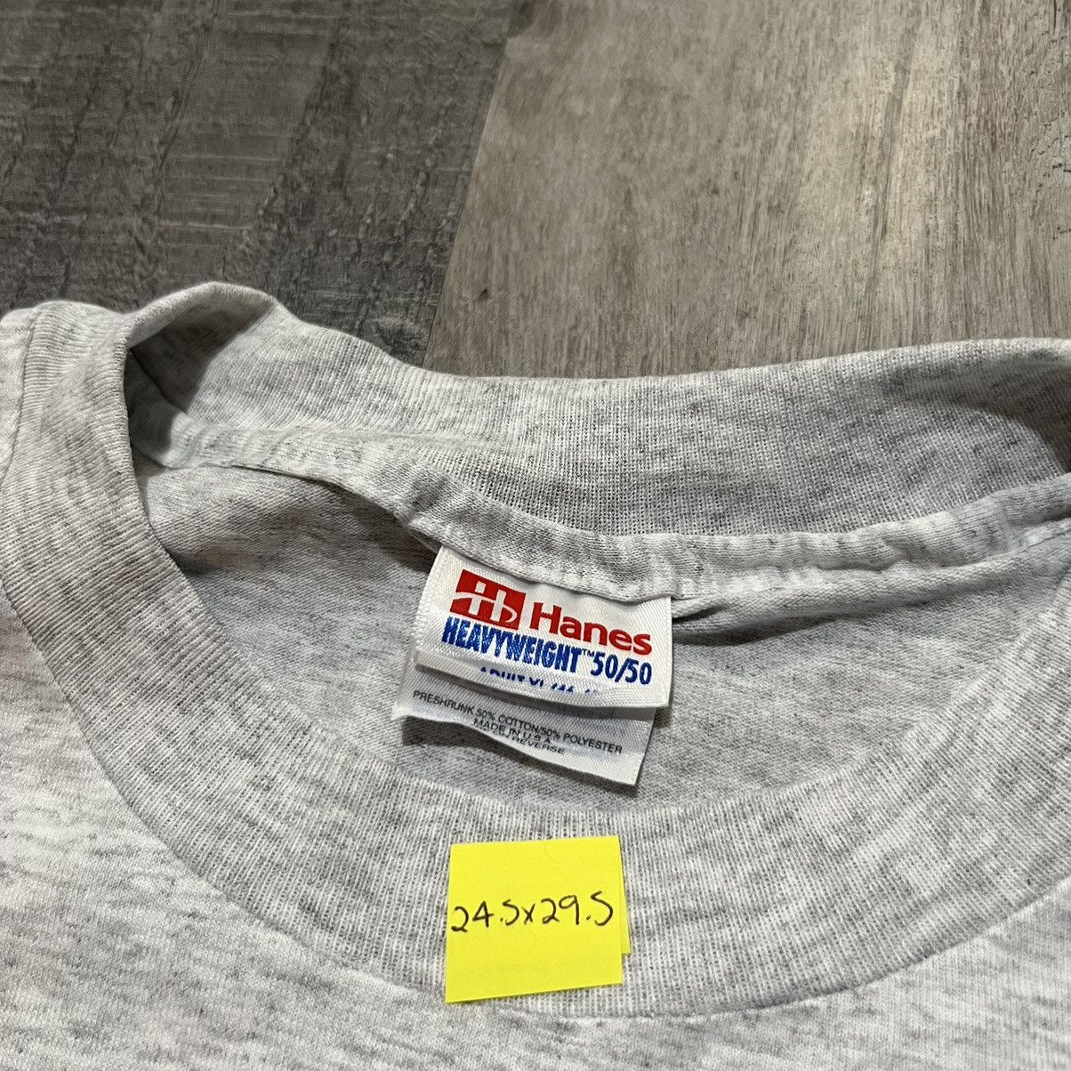 Hanes × Vintage VTG Branson Missouri Cowwwraazy 90s Grey Cow Travel T Shirt Size US XL / EU 56 / 4 - 5 Thumbnail