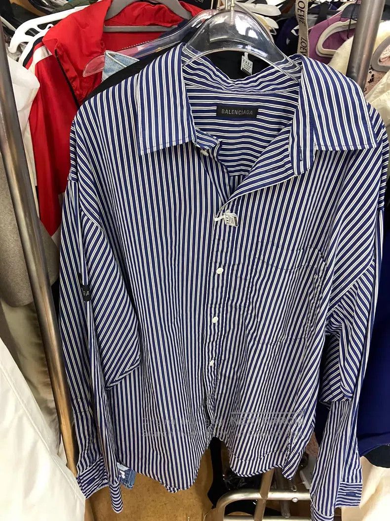 Balenciaga Balenciaga Striped shirt Size US XS / EU 42 / 0 - 1 Thumbnail