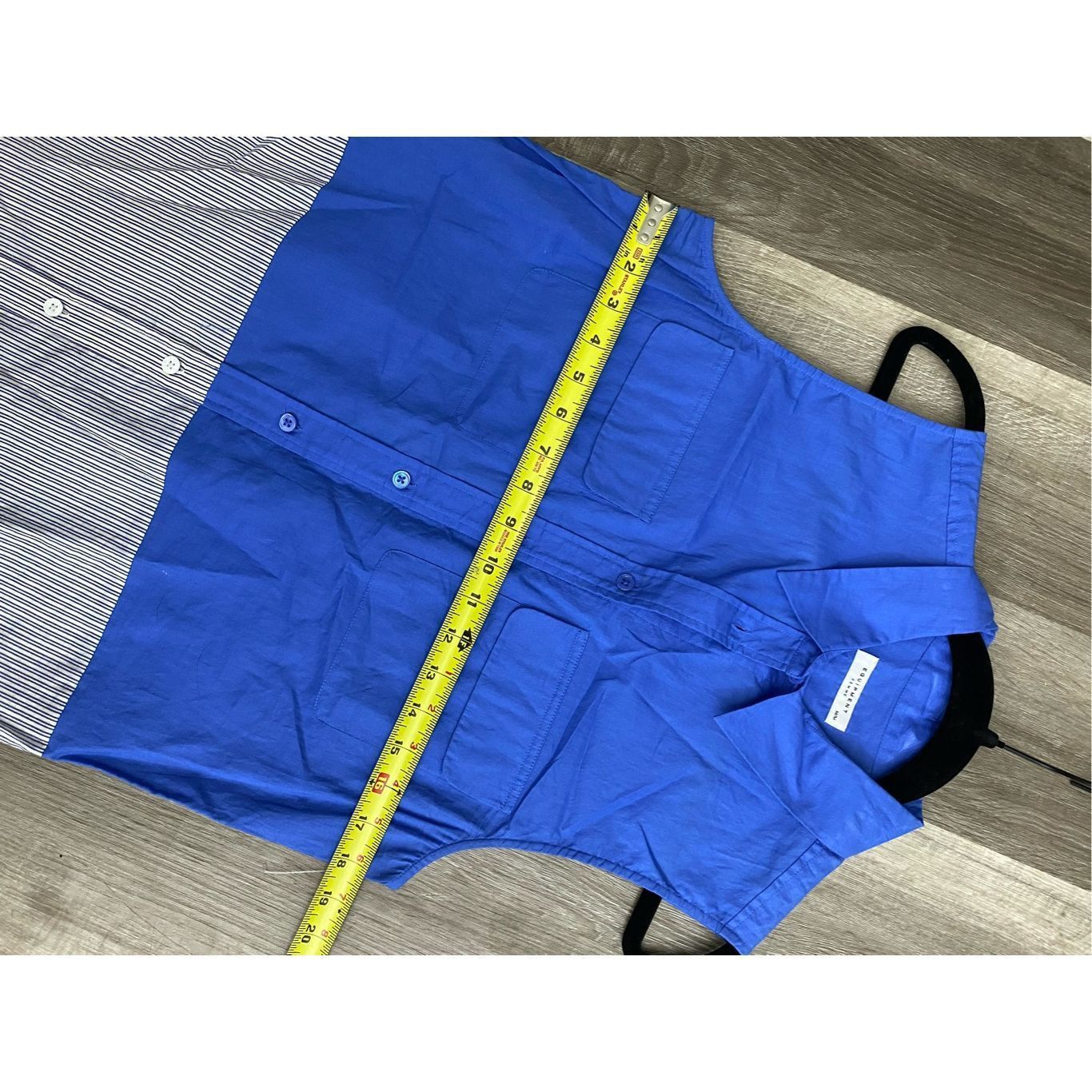 Equipment Slim Signature Sleeveless Top In Amparo Blue Size