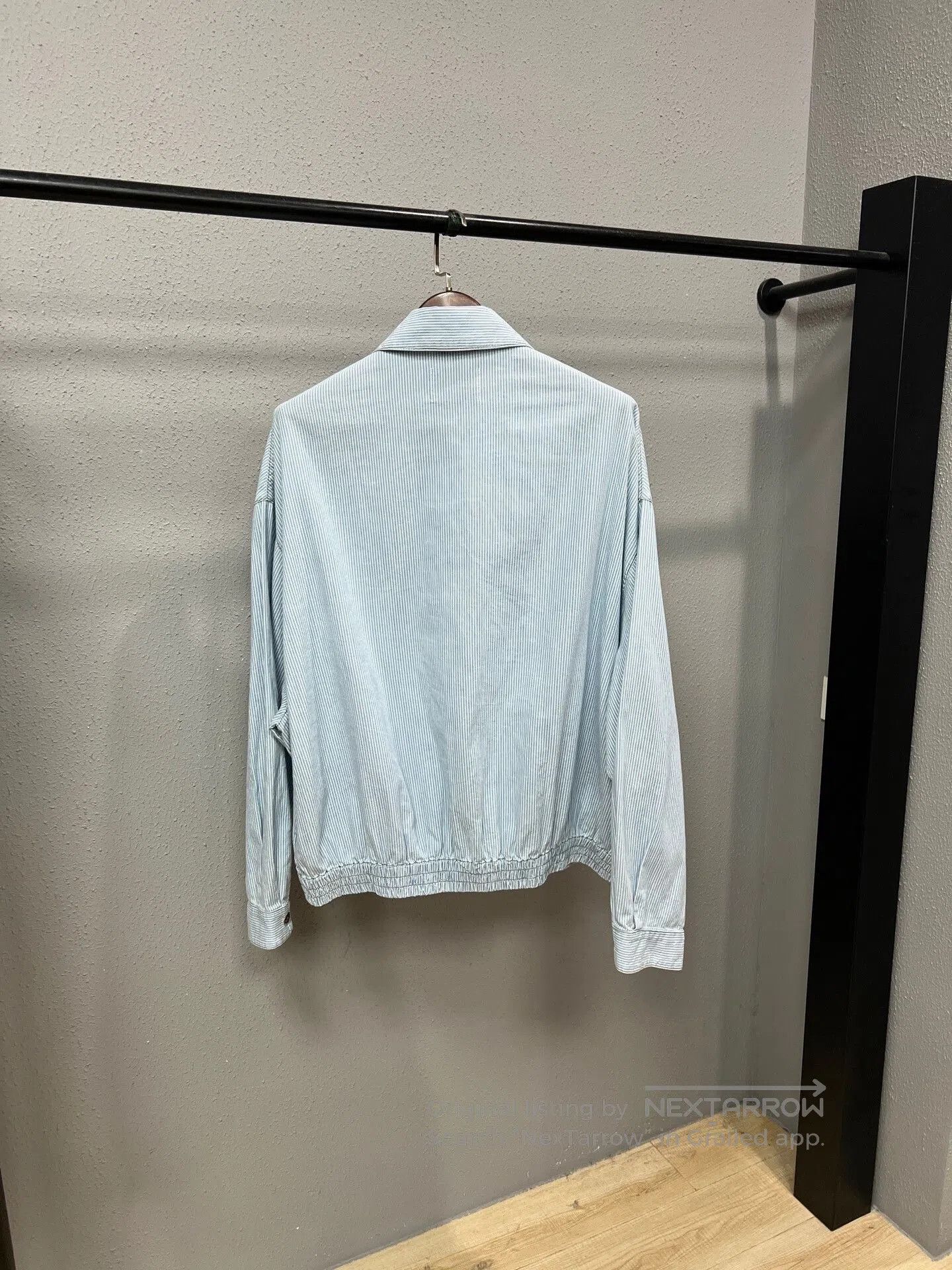 Miu Miu Miu Miu Striped Denim Jacket. Size L / US 10 / IT 46 - 2 Thumbnail