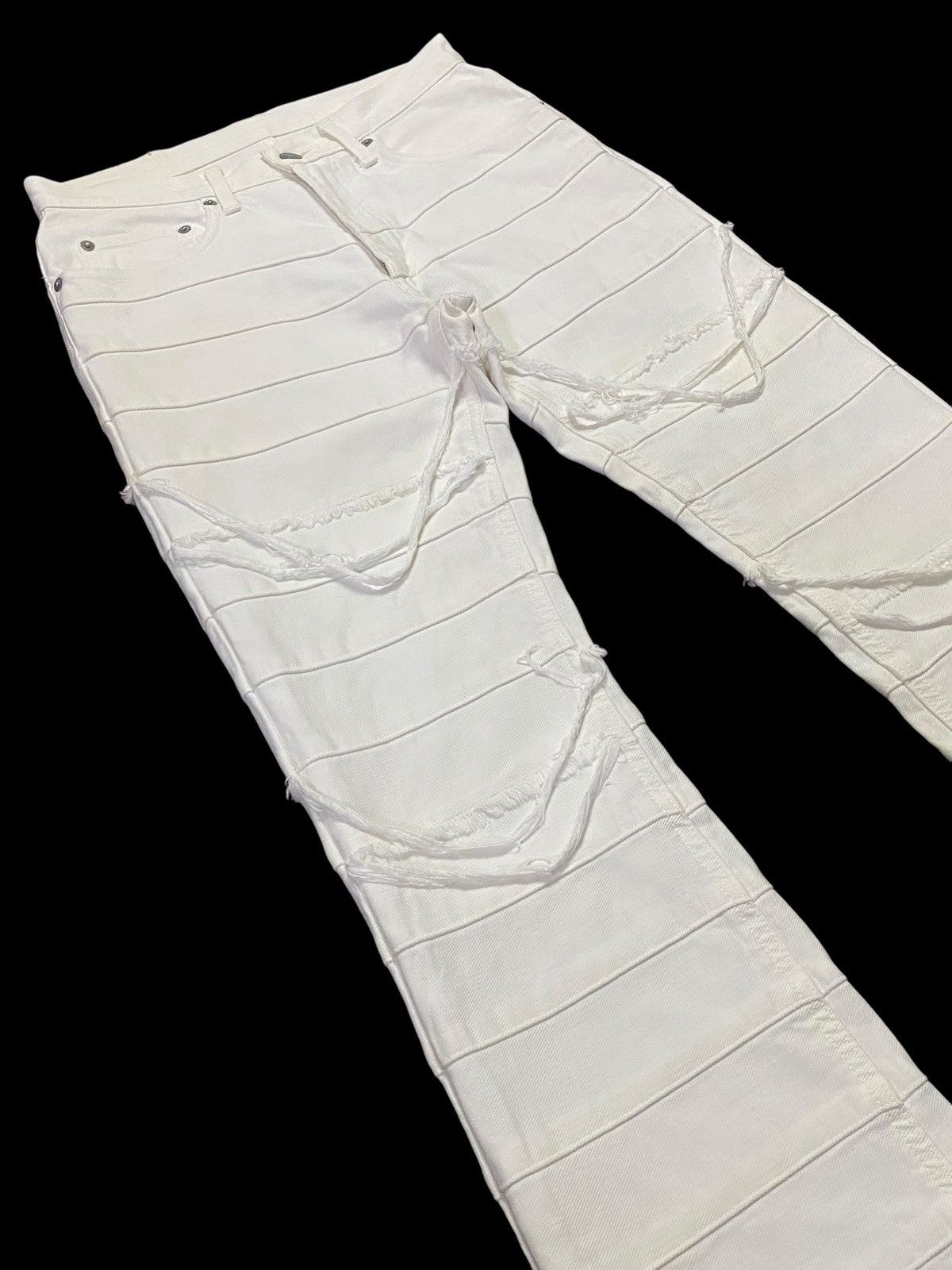 Hysteric Glamour Rare Colour🔥Vintage Hysteric Glamour Flare Hagi Denim Pants Size US 28 / EU 44 - 4 Thumbnail