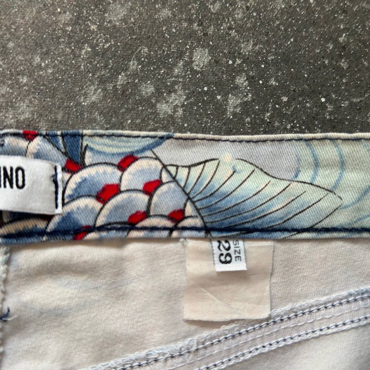 Moschino Moschino Japanese Koi Fish Retro Pants Size 28" / US 6 / IT 42 - 12 Thumbnail