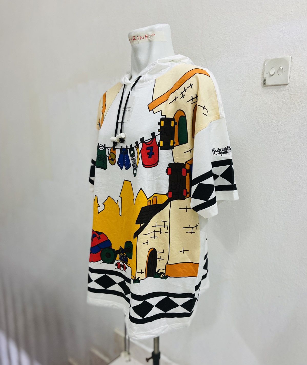 Jean Charles De Castelbajac JEAN CHARLES DE CASTELBAJAC HOODIE TEE Size US L / EU 52-54 / 3 - 3 Thumbnail