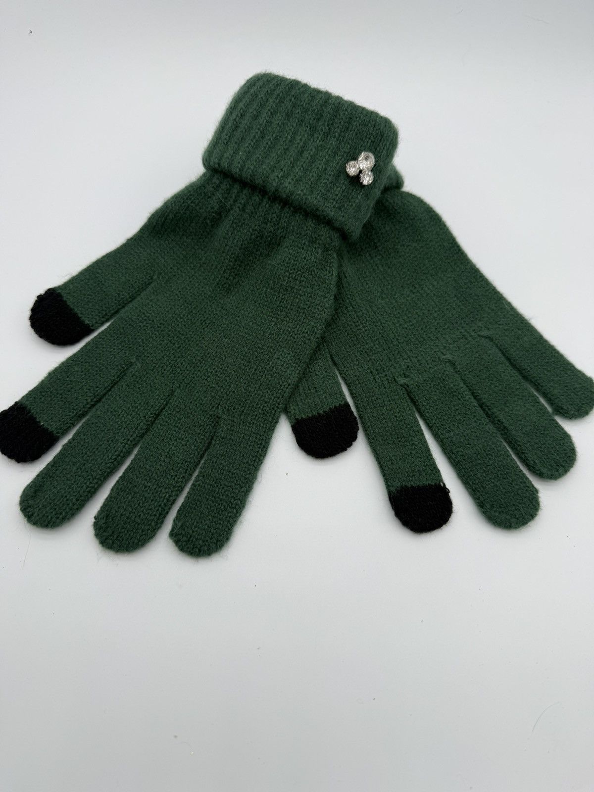 Disney Disney Parks Tech Gloves Mickey Mouse Rhinestone Green Size ONE SIZE - 1 Thumbnail