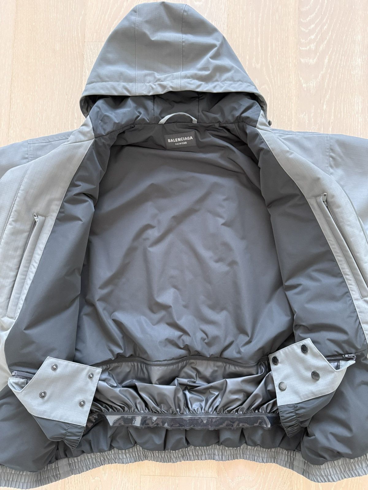 Balenciaga Balenciaga Grey 3B Ski Jacket Size US XS / EU 42 / 0 - 6 Thumbnail