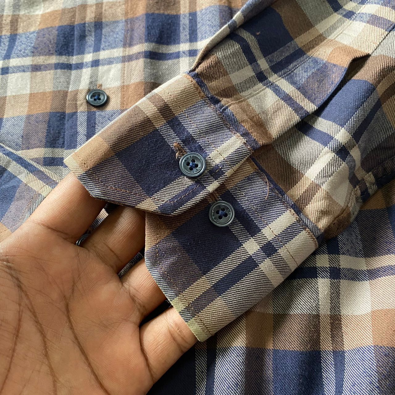 DAKS × Japanese Brand Daks Plaid Button Up Shirt Size US M / EU 48-50 / 2 - 8 Thumbnail