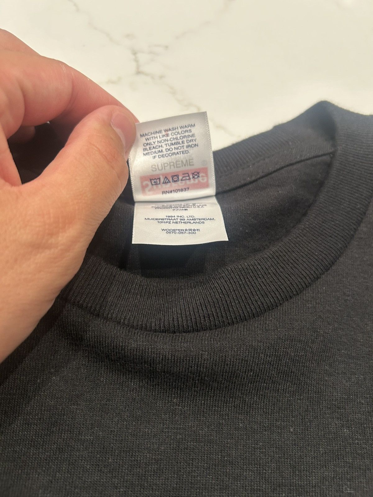 Supreme Supreme warm up tee #hype #streetwear #supreme #bape Size US L / EU 52-54 / 3 - 4 Thumbnail