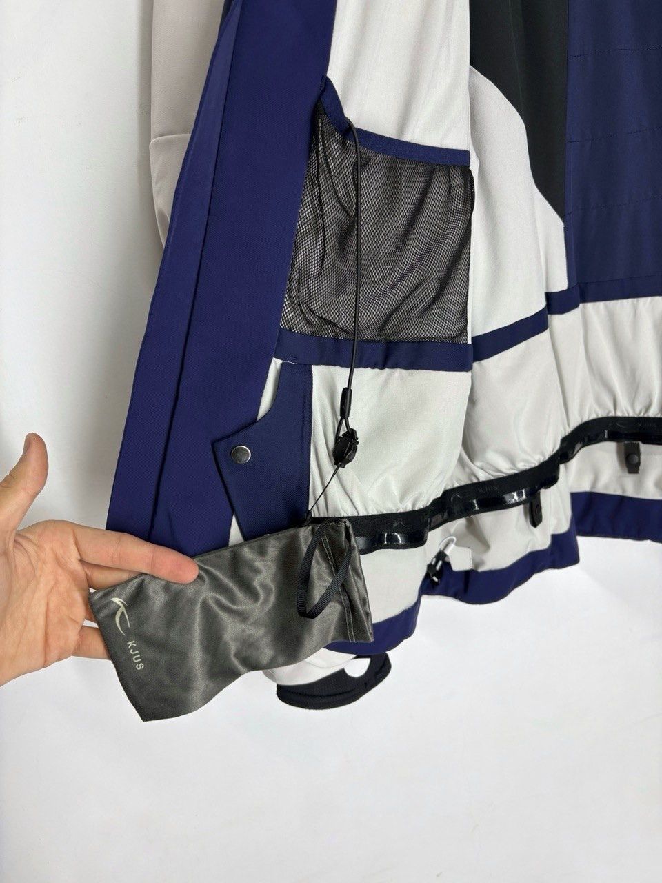 KJUS Kjus Sight Line Quilted Down Ski Jacket Atlanta Blue White Size US M / EU 48-50 / 2 - 15 Thumbnail