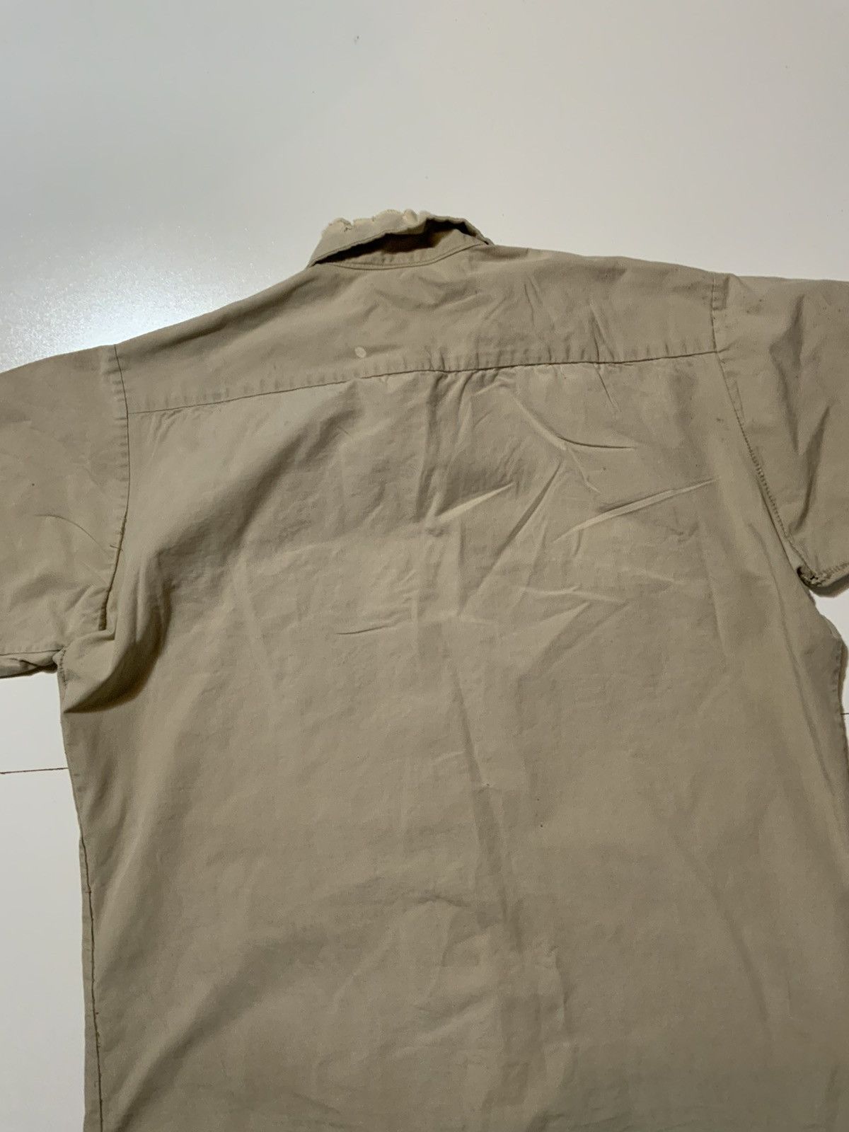 Vintage Vintage 70s 80s M-SS Union Made Khaki Safari Workwear Shirt Size US M / EU 48-50 / 2 - 4 Thumbnail