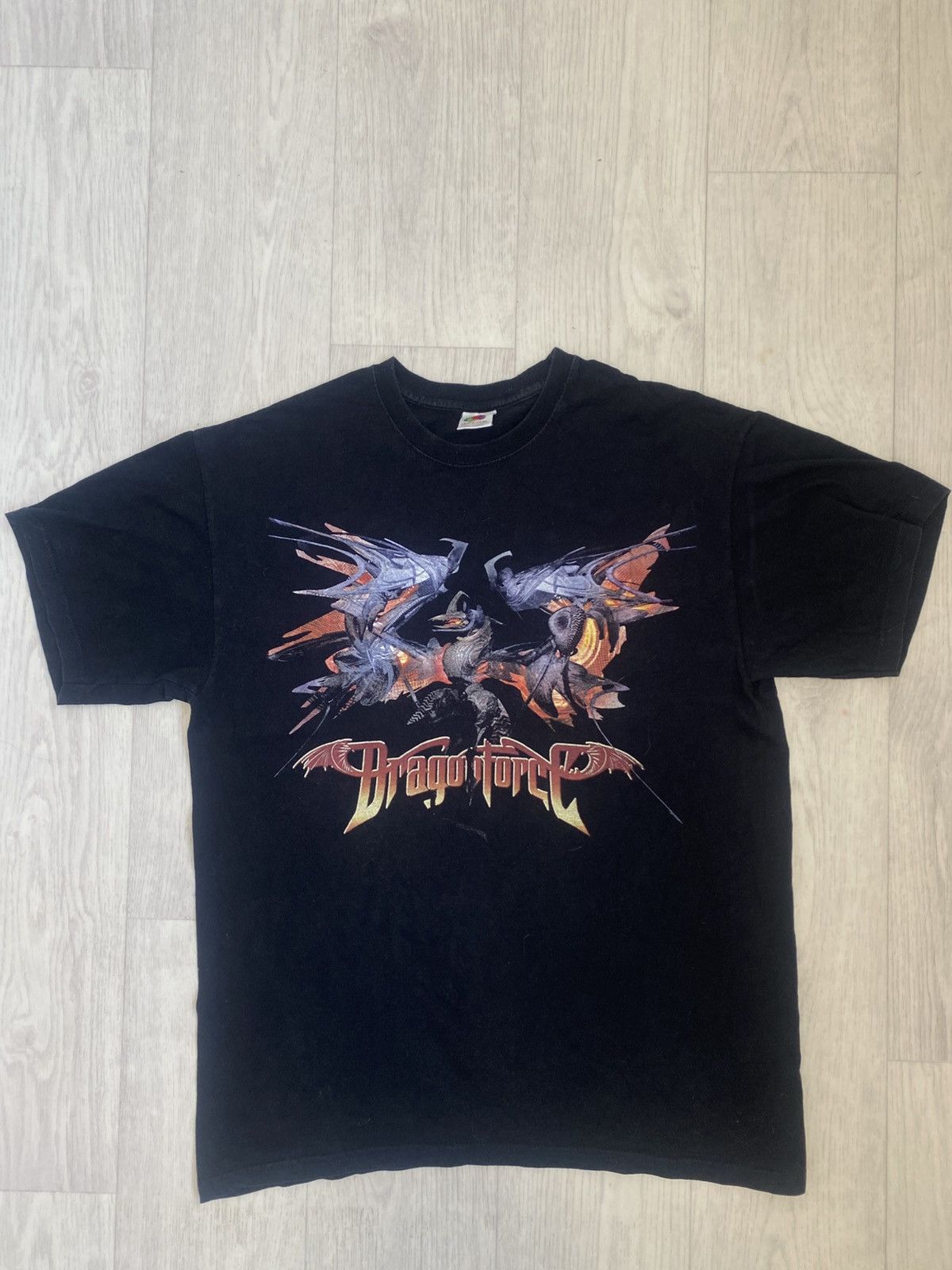 Band Tees × Vintage Dragonforce Band Rock Metal Vintage T shirt size L Mens Size US L / EU 52-54 / 3 - 1 Thumbnail