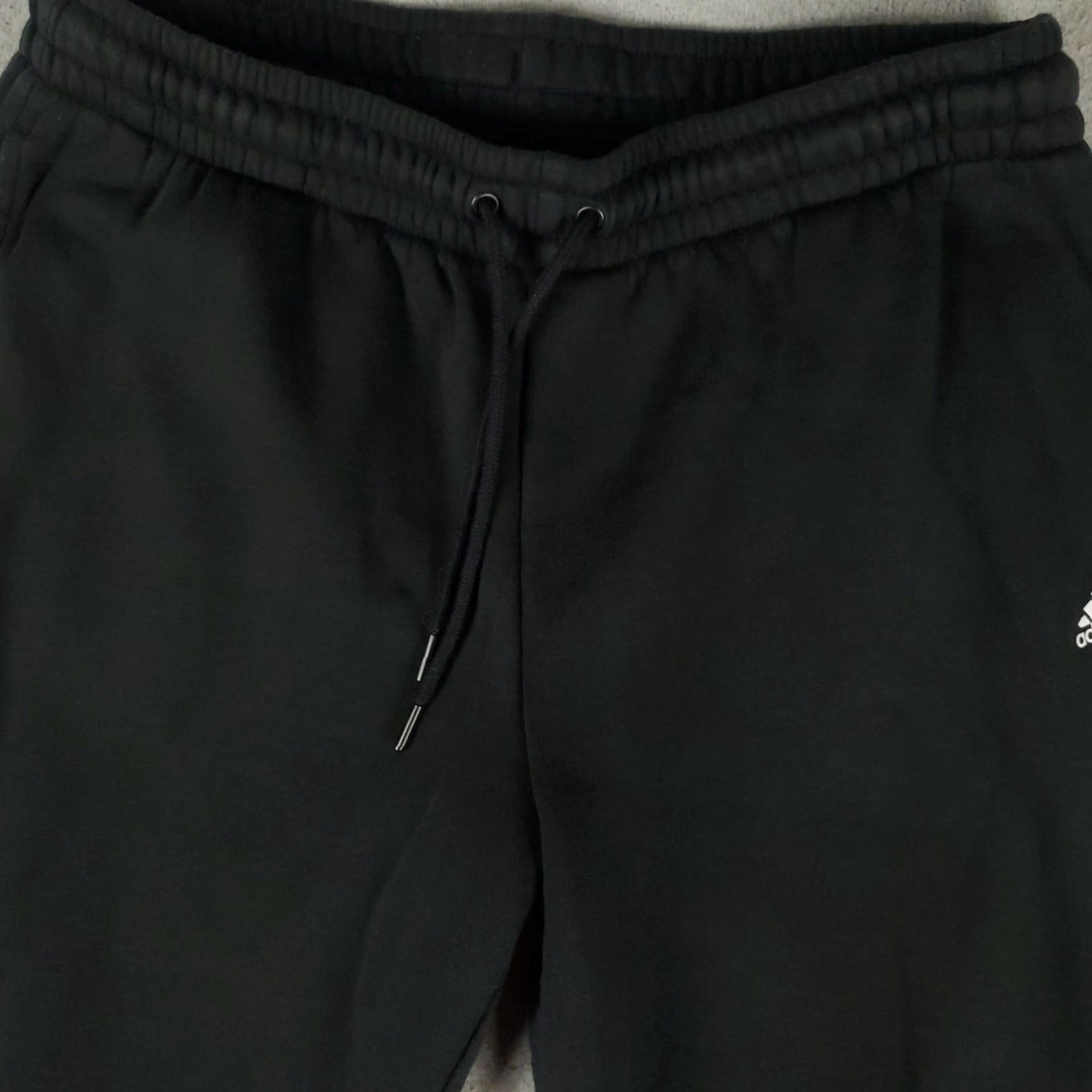 Adidas Adidas Pants Mens Large Black Running Sweatpants Joggers Size US 33 - 2 Thumbnail