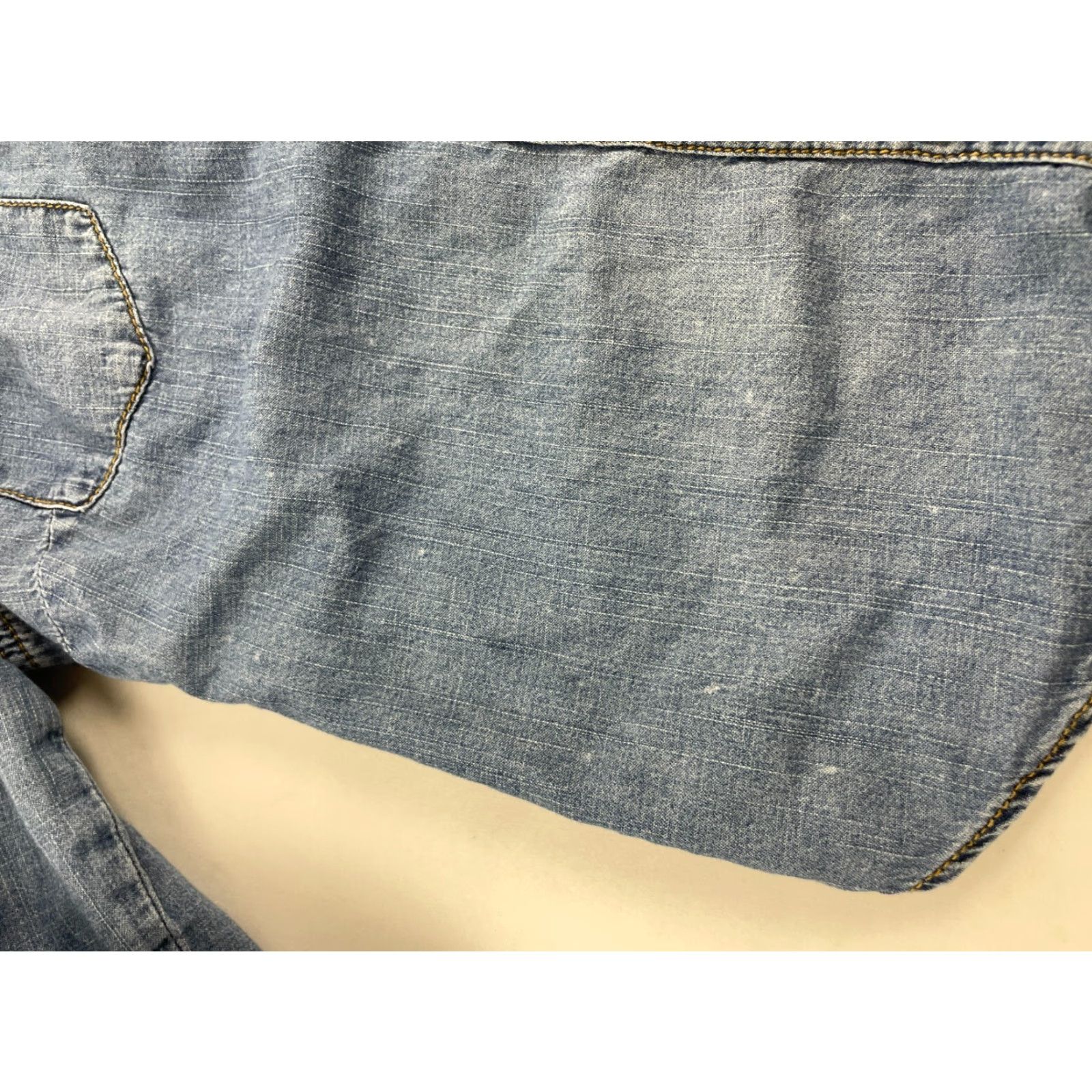 Mossimo Mossimo Jacket Shirt Women's XS Blue Denim Button Up Long Sleeve Pockets Size XS / US 0-2 / IT 36-38 - 3 Thumbnail