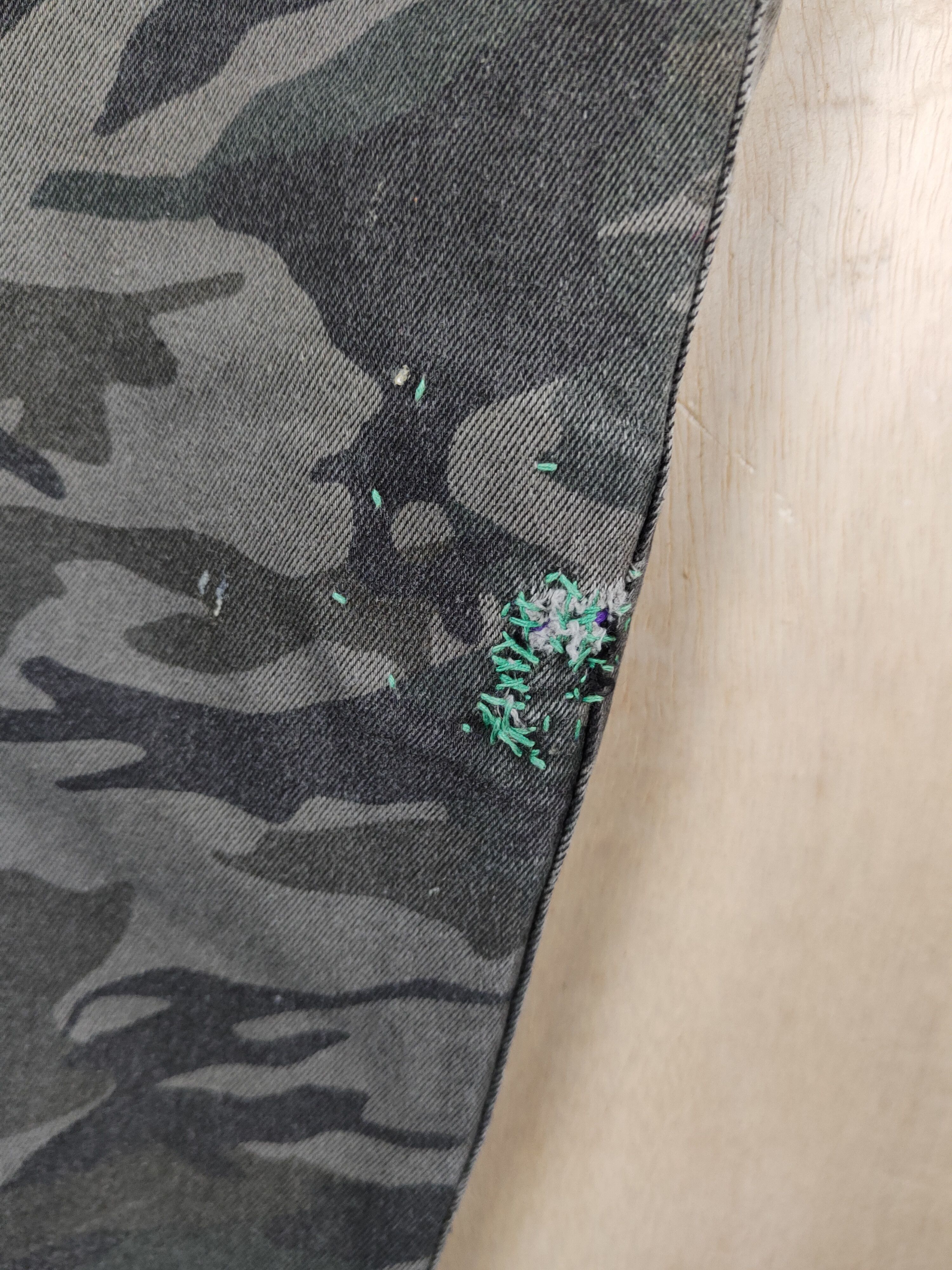 Japanese Brand Forecast Camouflage Multipocket Tactical Cargo Pants #S2428 Size US 33 - 4 Thumbnail