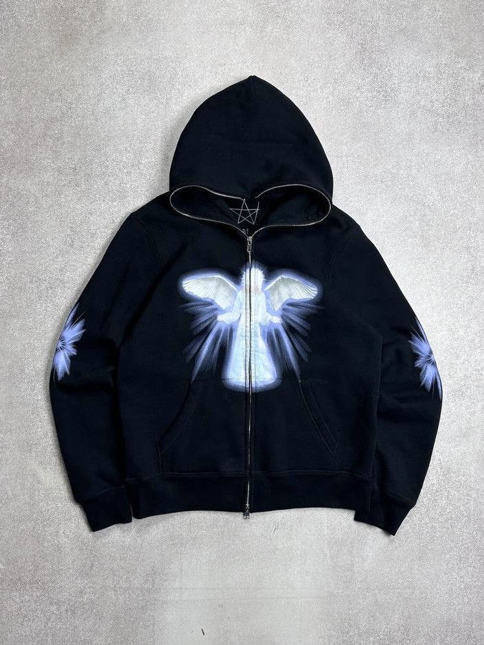 Japanese Brand Nonidentical Heaven Sent Boxy Full Zip Hoodie L Y2K Size US L / EU 52-54 / 3 - 1 Thumbnail