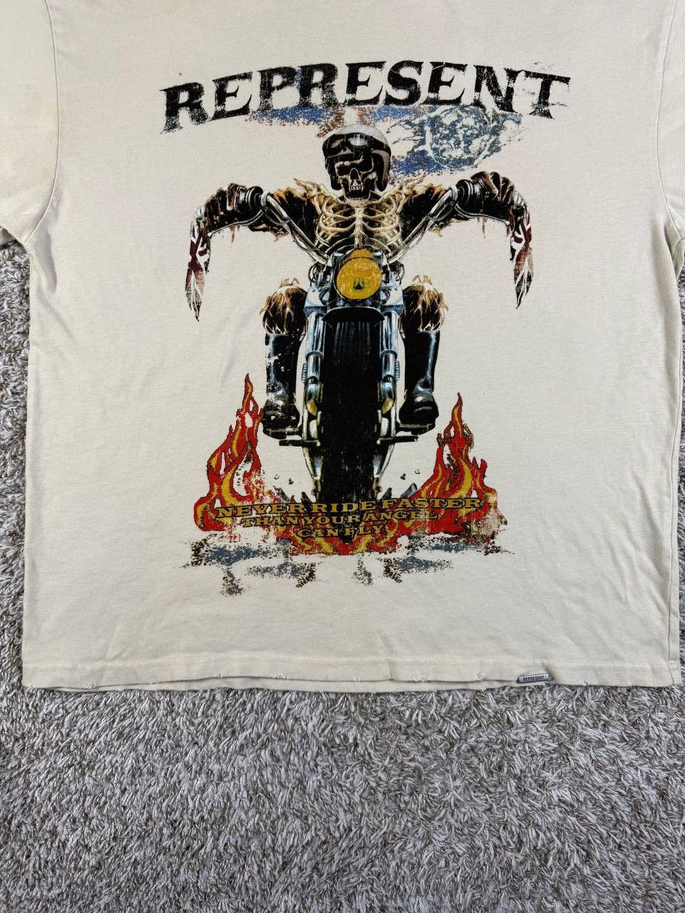 Represent Clo. Represent Clo. Never Ride Faster Graphic T-Shirt Size US L / EU 52-54 / 3 - 3 Thumbnail