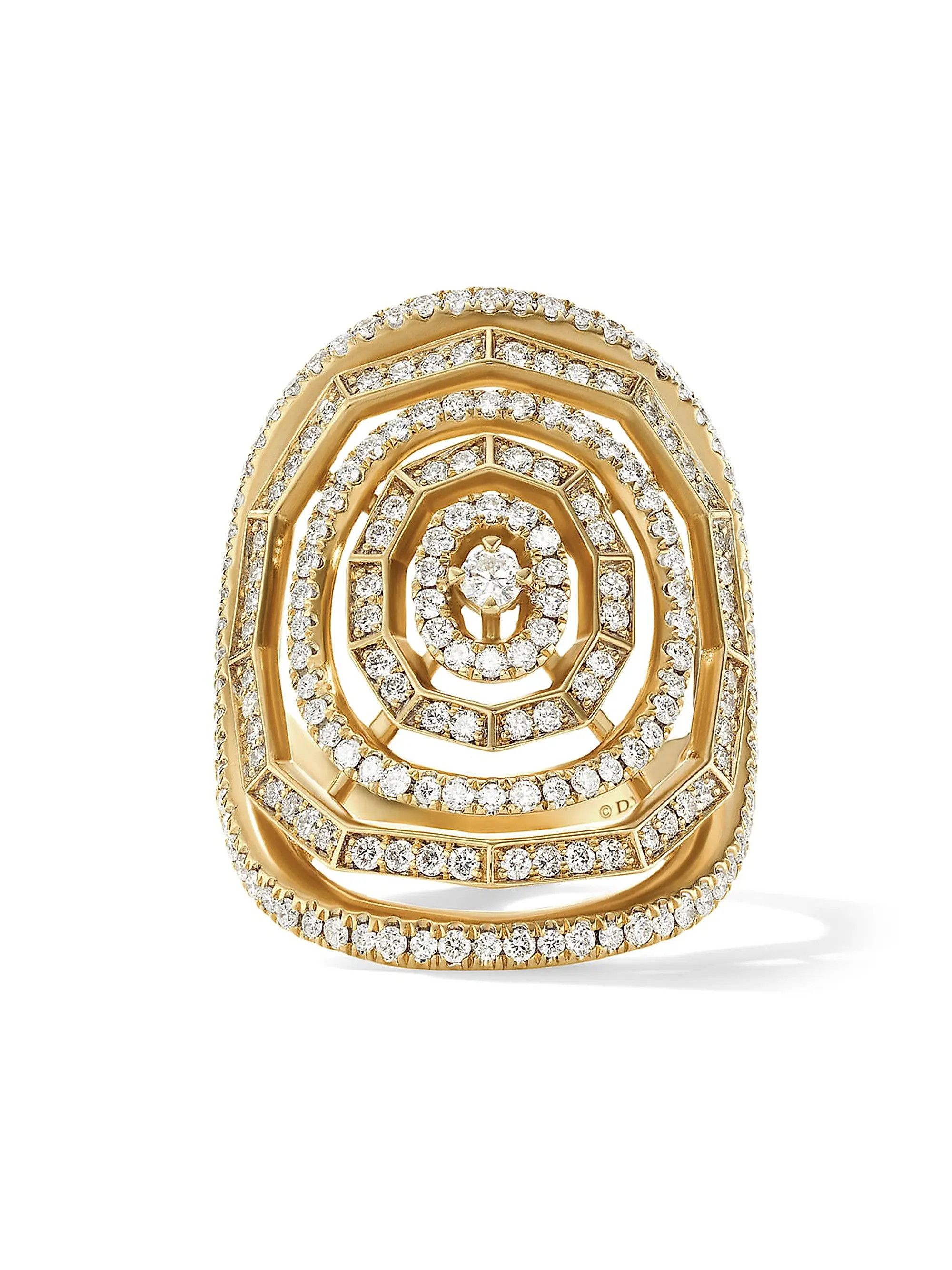 David Yurman oc11z0625 Size: 6 / Statement Ring in Gold Size ONE SIZE - 2 Thumbnail