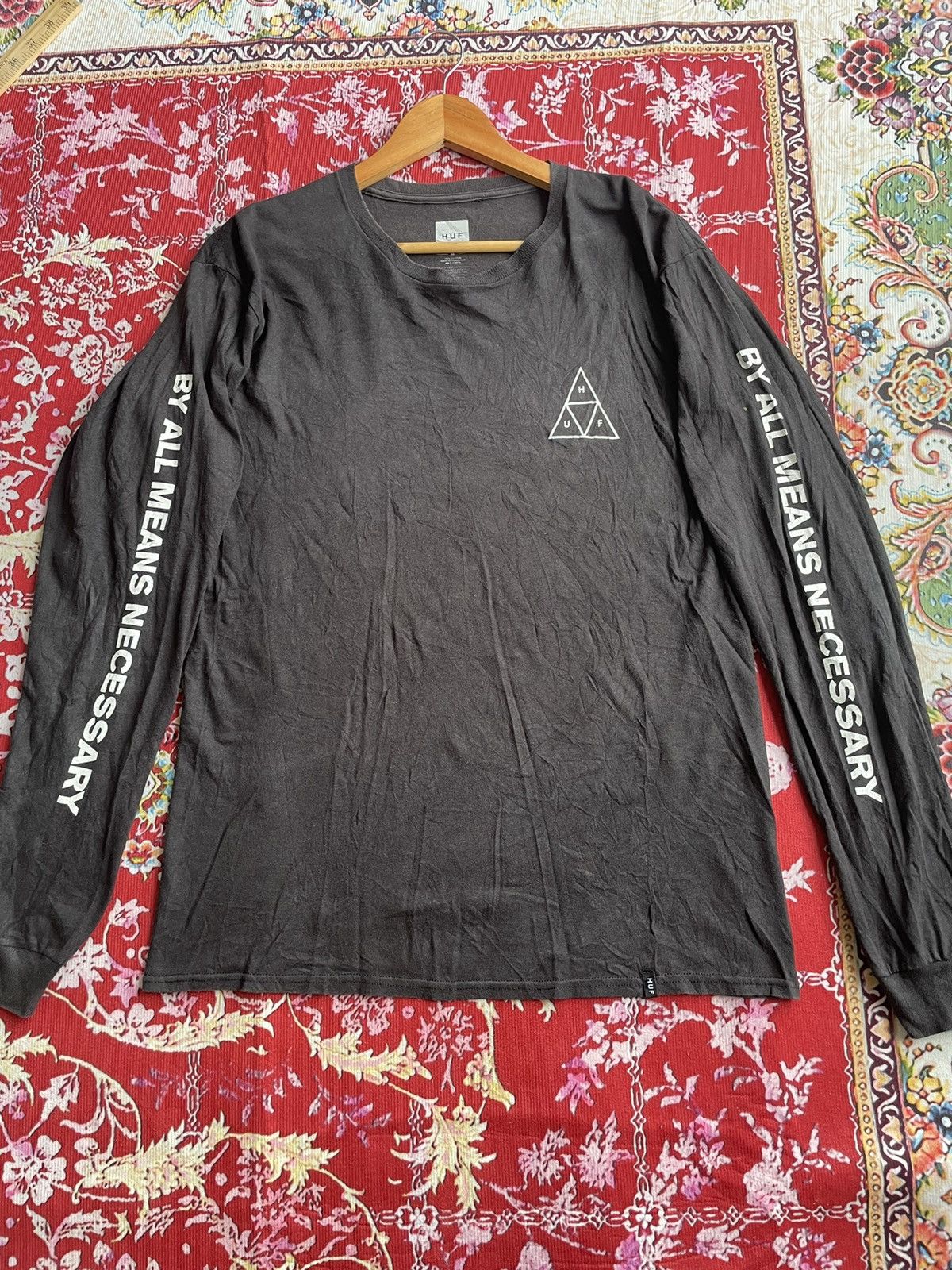 Huf Tshirt HUF By All Means Necessary Size US M / EU 48-50 / 2 - 1 Thumbnail