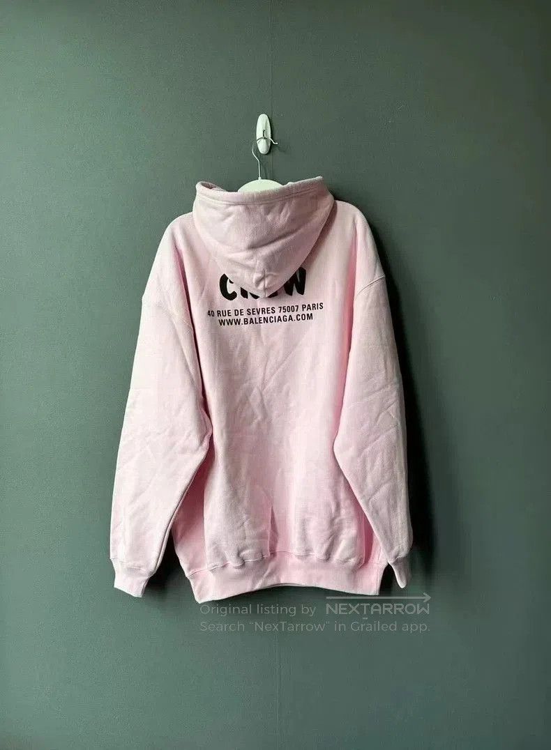 Balenciaga Balenciaga Pink Crew Hoodie XS. Size US XS / EU 42 / 0 - 2 Thumbnail