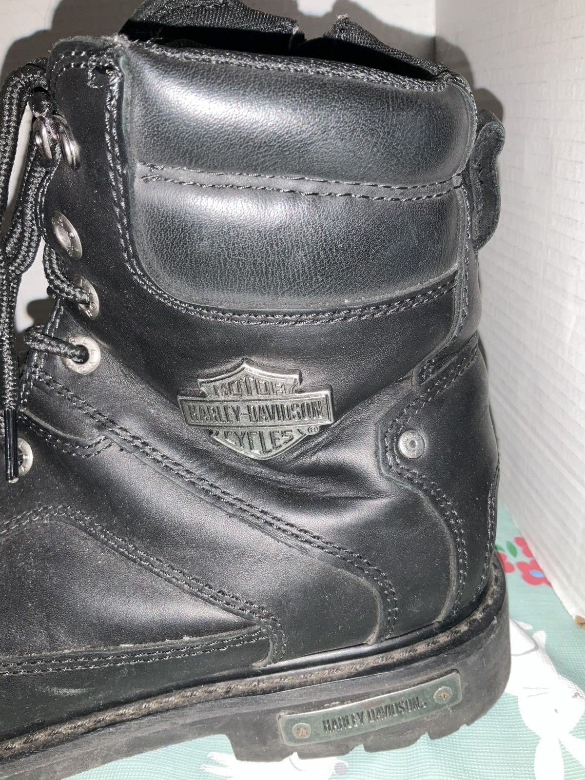Harley Davidson Motorcycle Boots Size US 13 / EU 46 - 6 Thumbnail